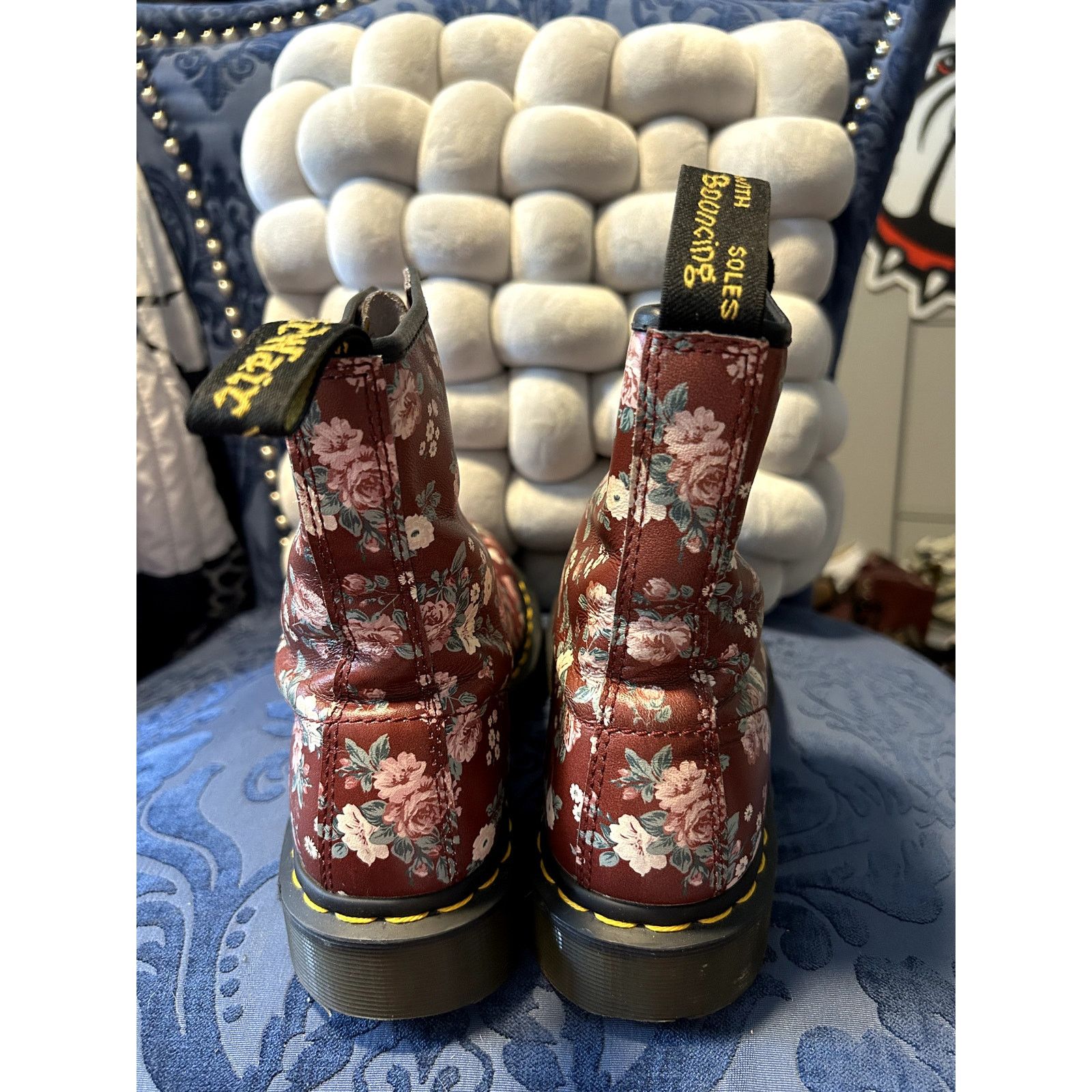 Dr. Martens Dr Martens 1460 Burgundy Floral size 8/EU 39 Size US 8 / IT 38 - 6 Thumbnail