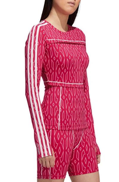 Adidas × Ivy Park Adidas X Ivy Park Monogram 2-in-1 Long Sleeve Top H21148 S Size S / US 4 / IT 40 - 1 Thumbnail