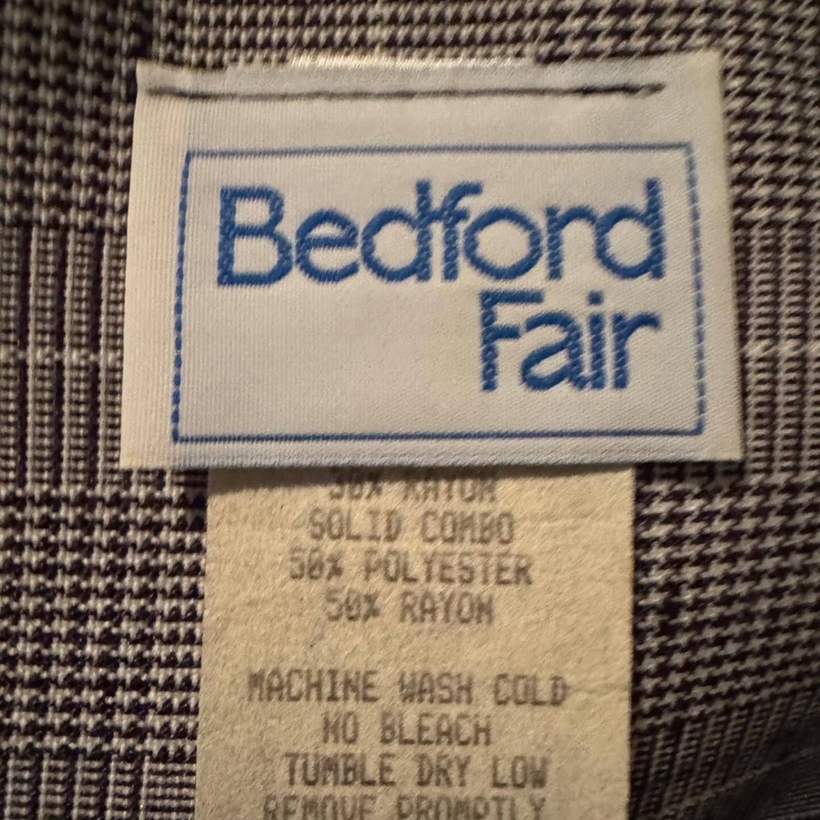 Designer Chic Bedford Fair Plaid Jumpsuit Size L / US 10 / IT 46 - 2 Thumbnail