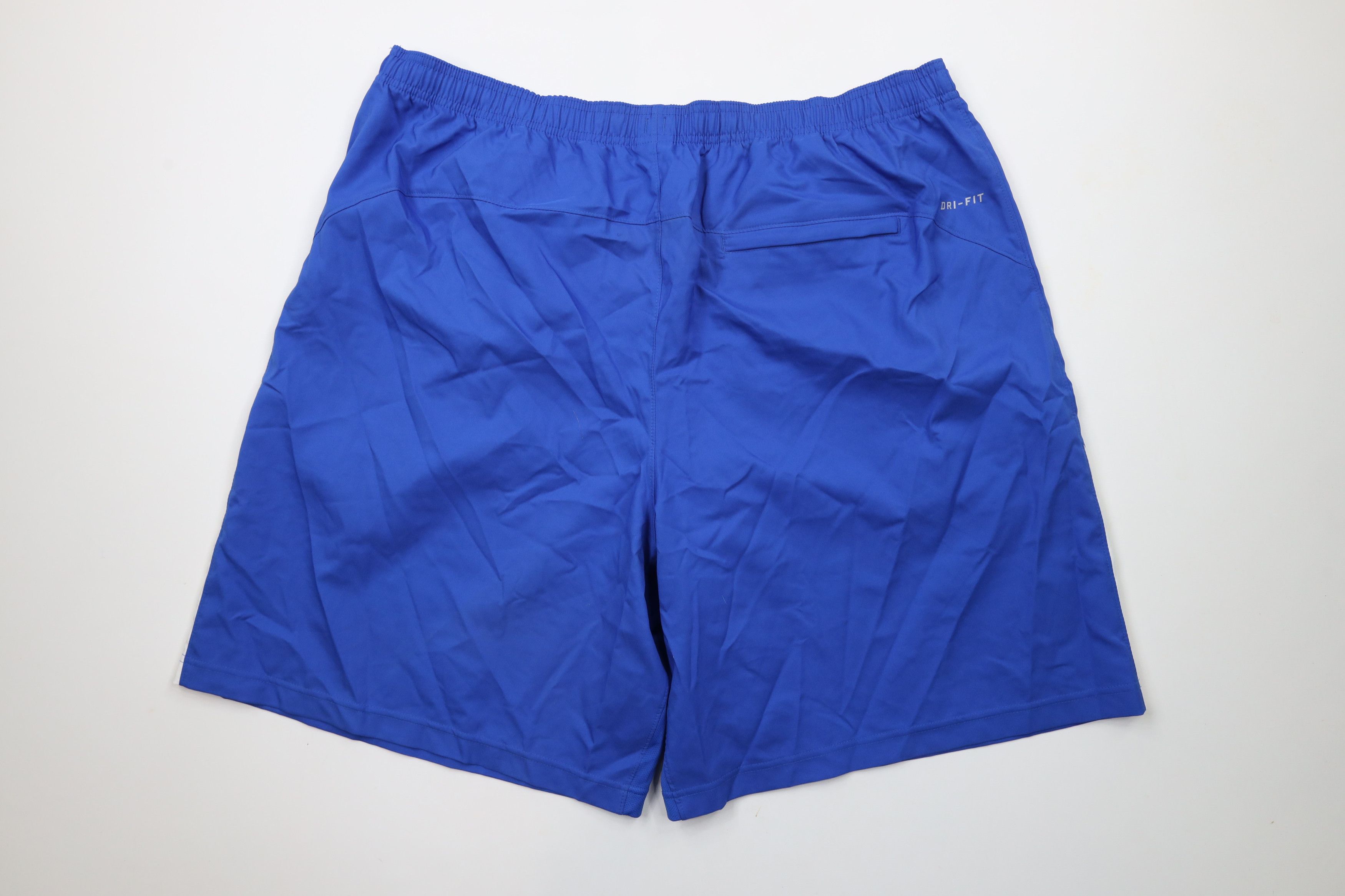 Nike × Vintage Vintage Nike Scott Mini Swoosh Above Knee Shorts Royal Blue Size US 40 / EU 56 - 9 Thumbnail