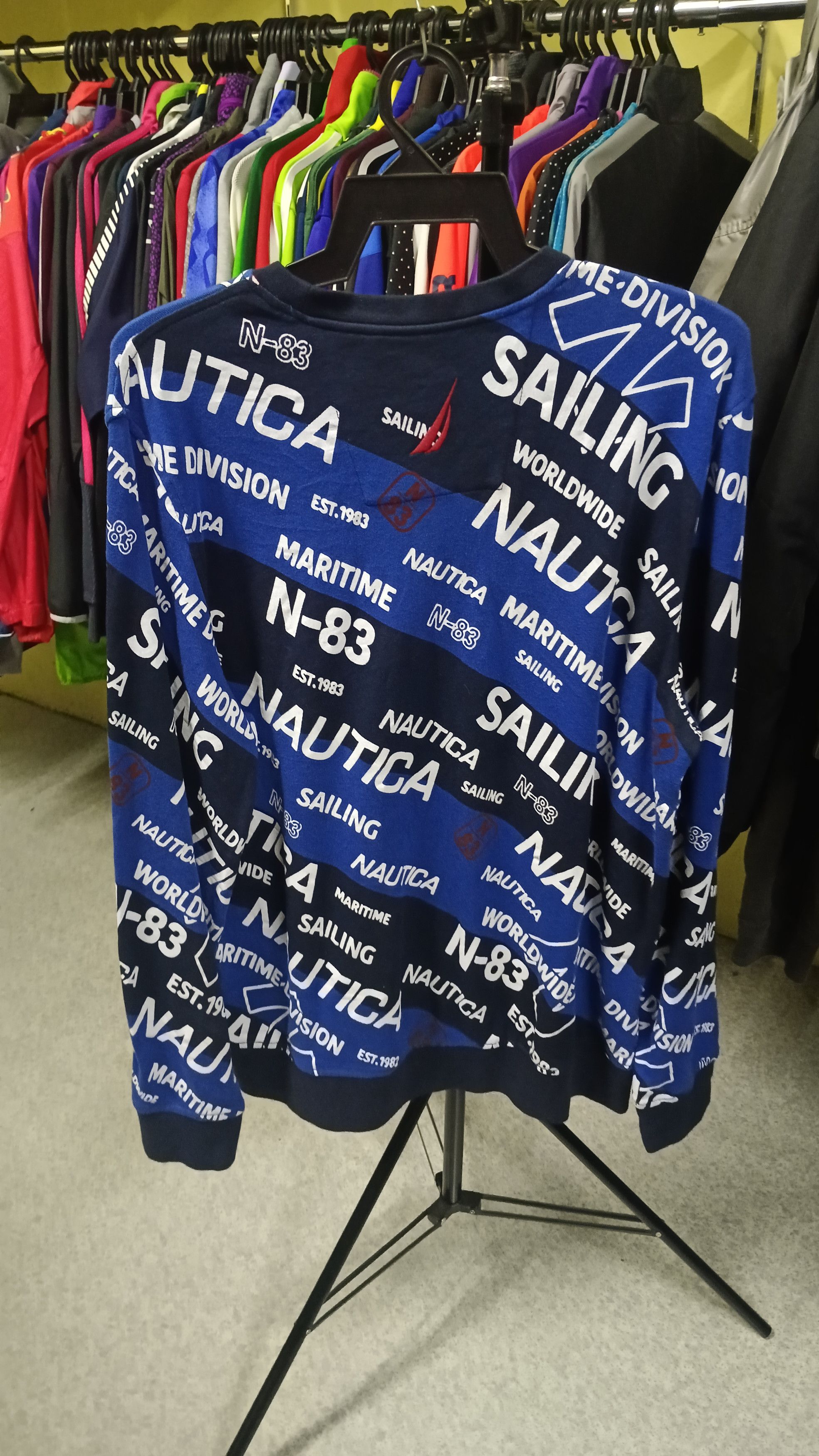 Nautica Rare Nautica N83 Full Print Sweatshirt Size US M / EU 48-50 / 2 - 2 Thumbnail