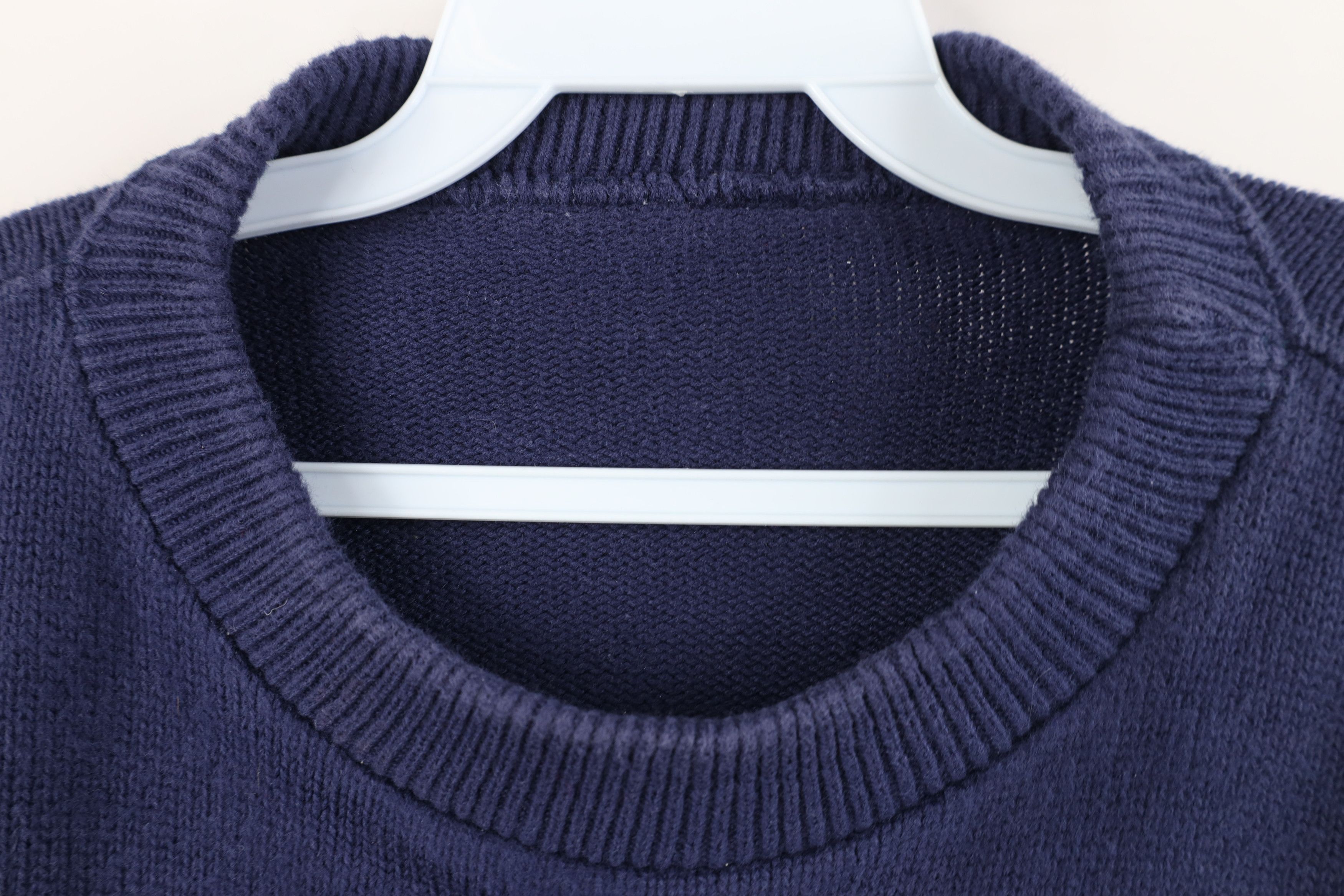Vintage Vintage 90s Streetwear Golfing Knit Crewneck Sweater Blue Size US XL / EU 56 / 4 - 6 Thumbnail