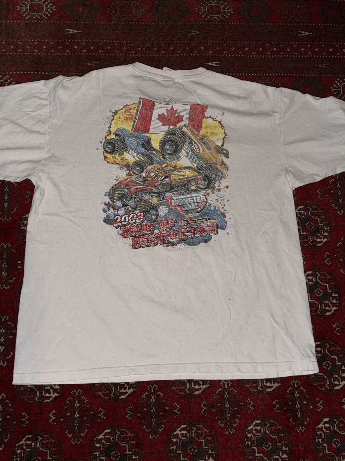 Vintage Vintage monster Jam t shirt Size US XL / EU 56 / 4 - 3 Thumbnail
