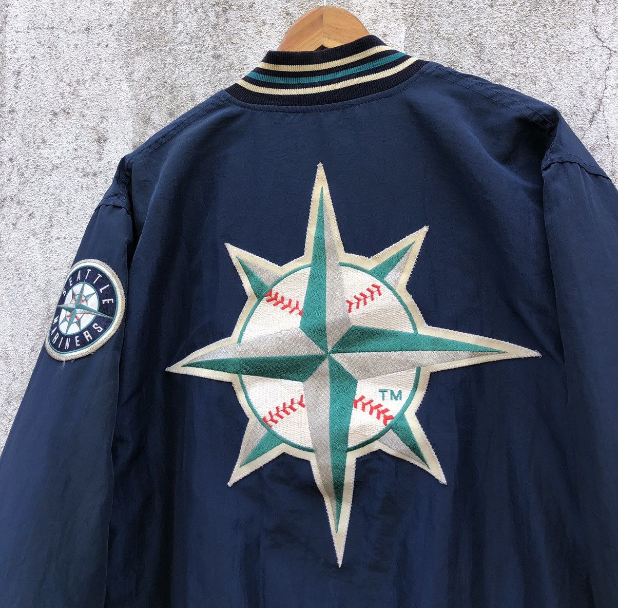 Vintage VTG 80s Seattle Mariners Diamond Collection Starter Jacket Size US L / EU 52-54 / 3 - 7 Thumbnail