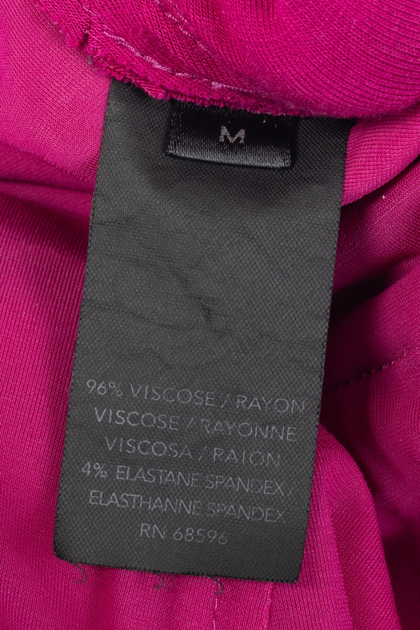 Donna Karan Donna Karan Collection SS15 Fuchsia Jersey Twist-Front Dress Size M / US 6-8 / IT 42-44 - 8 Thumbnail