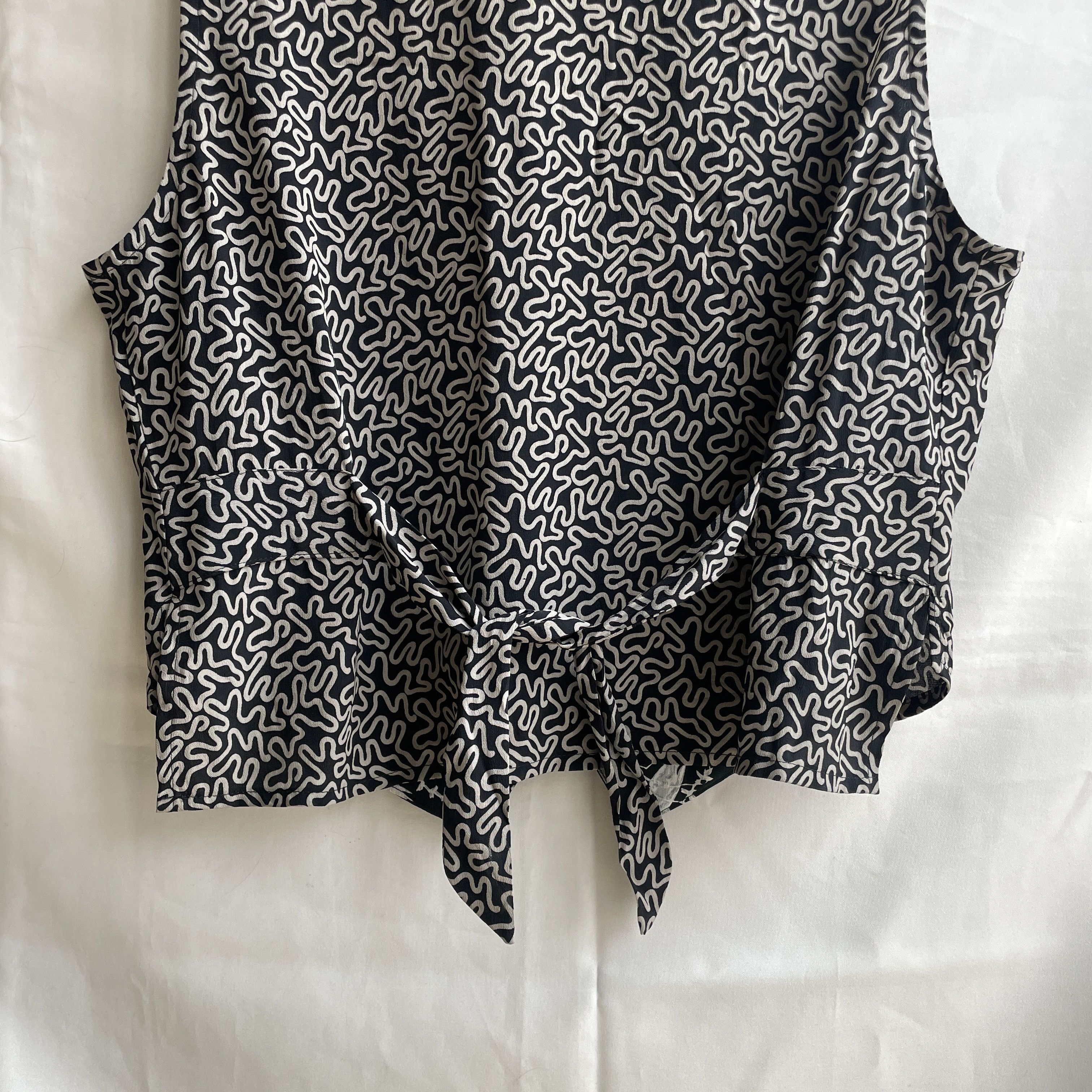Vintage Paula & Mopitz Ibiza Loewe VTG 70s Silk Embelished Waistcoat Size L / US 10 / IT 46 - 5 Thumbnail