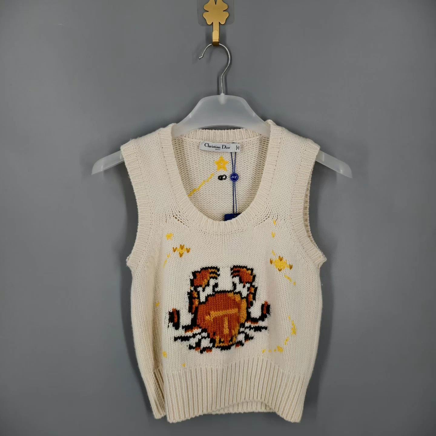 Dior Dior 7th Anniversary Zodiac Knit Vest - Size 36 Size XS / US 0-2 / IT 36-38 - 1 Thumbnail