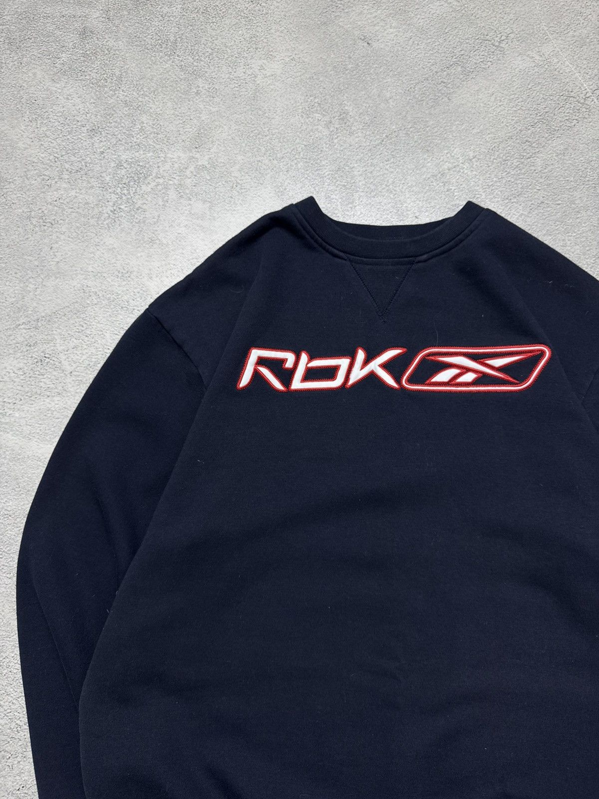Reebok Vintage Y2k Reebok Big Logo Sweatshirt 00’s Size L / US 10 / IT 46 - 6 Thumbnail