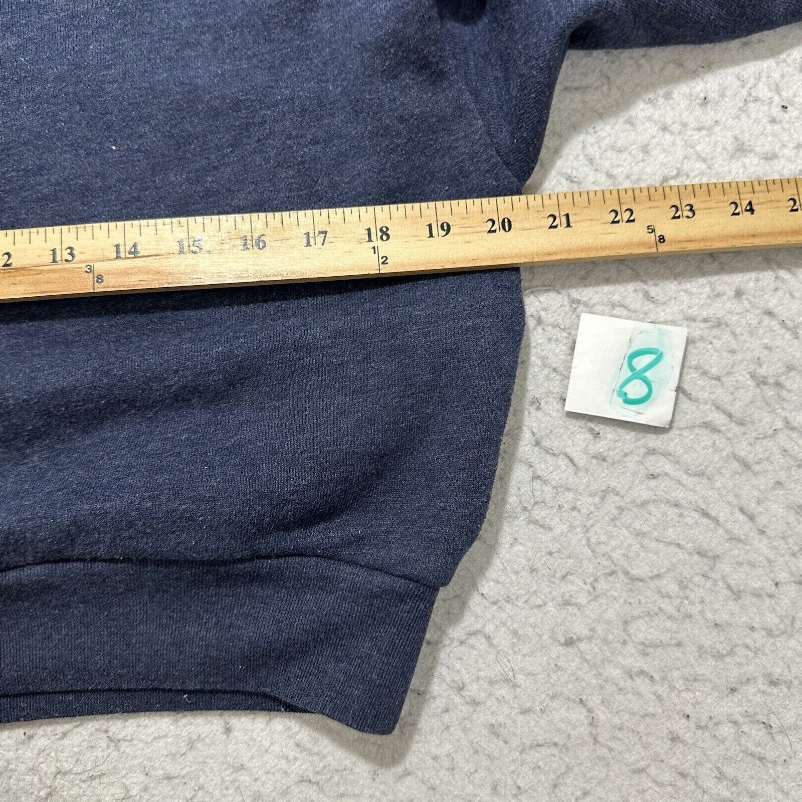Forever 21 Forever 21 Small Cropped Hoodie Navy Blue Sweatshirt Size S / US 4 / IT 40 - 8 Thumbnail