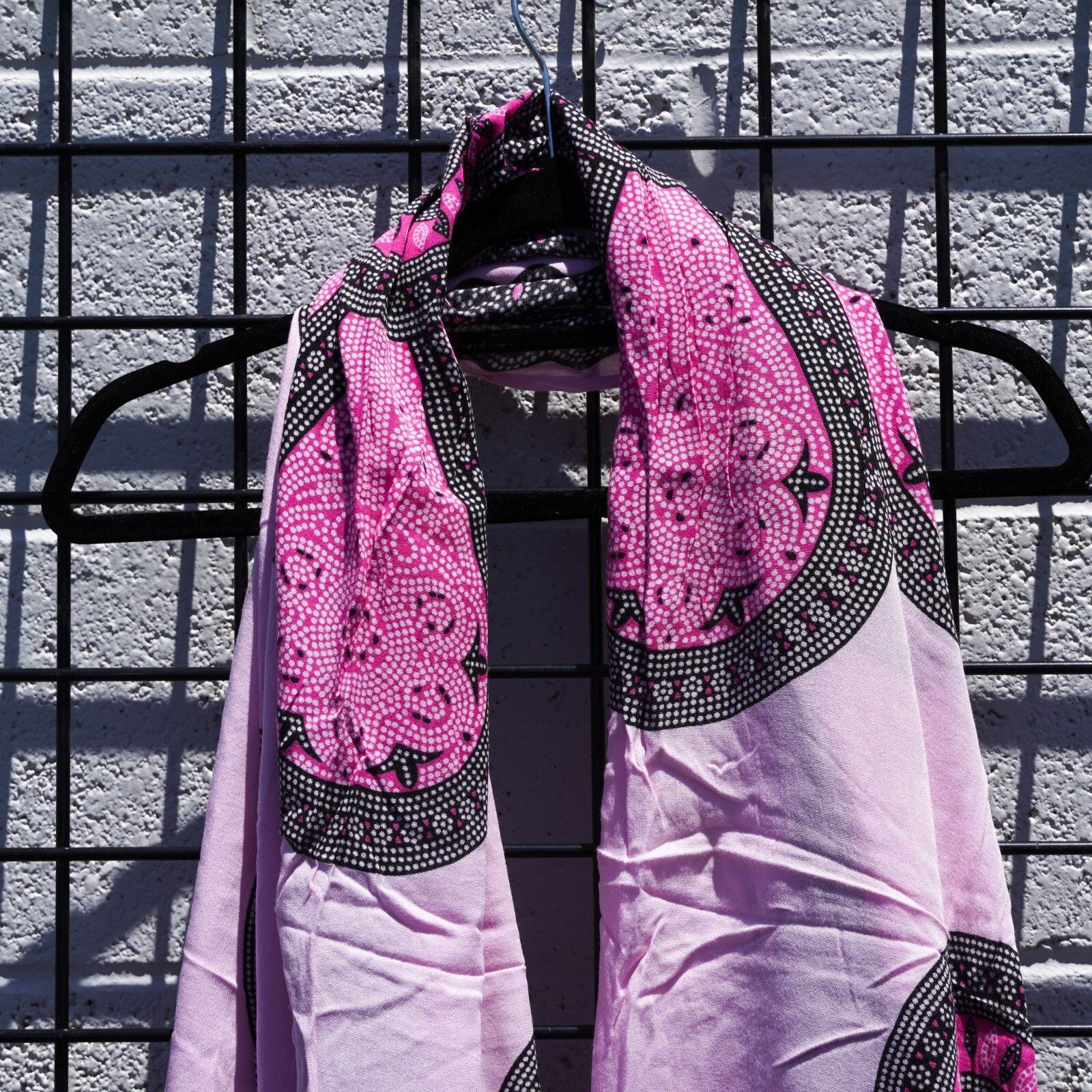 Other Pink Floral Mandala Pashmina Scarf Shawl Scarve Sarong 60x39 Size ONE SIZE - 4 Thumbnail