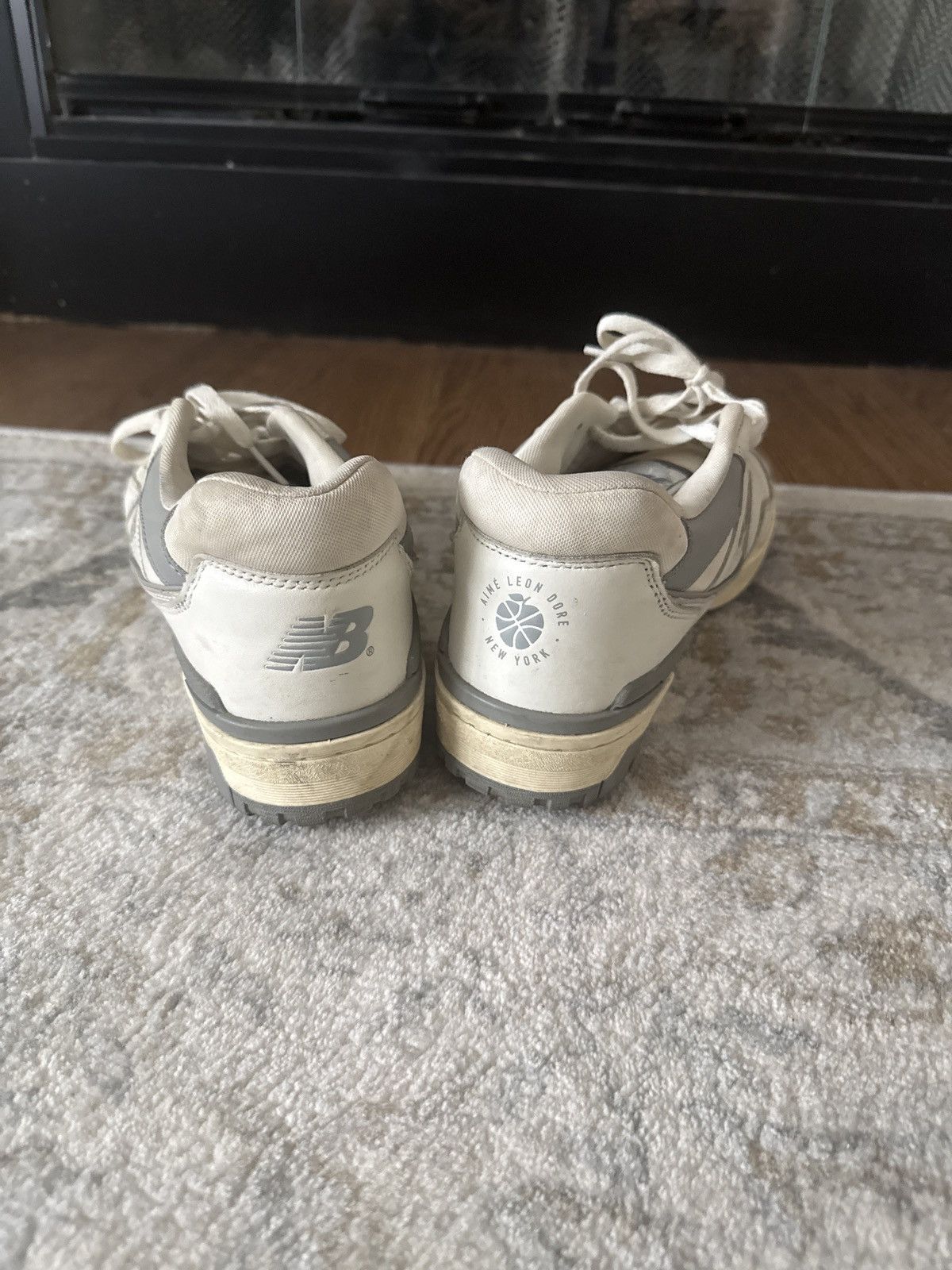 Aime Leon Dore Aime leon deor New Balance 550 white and gray Size US 11 / EU 44 - 4 Thumbnail