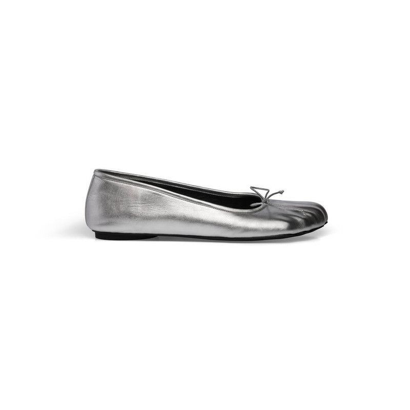 Balenciaga Anatomic Ballerinas Metallized in Silver Size US 6 / IT 36 - 1 Thumbnail