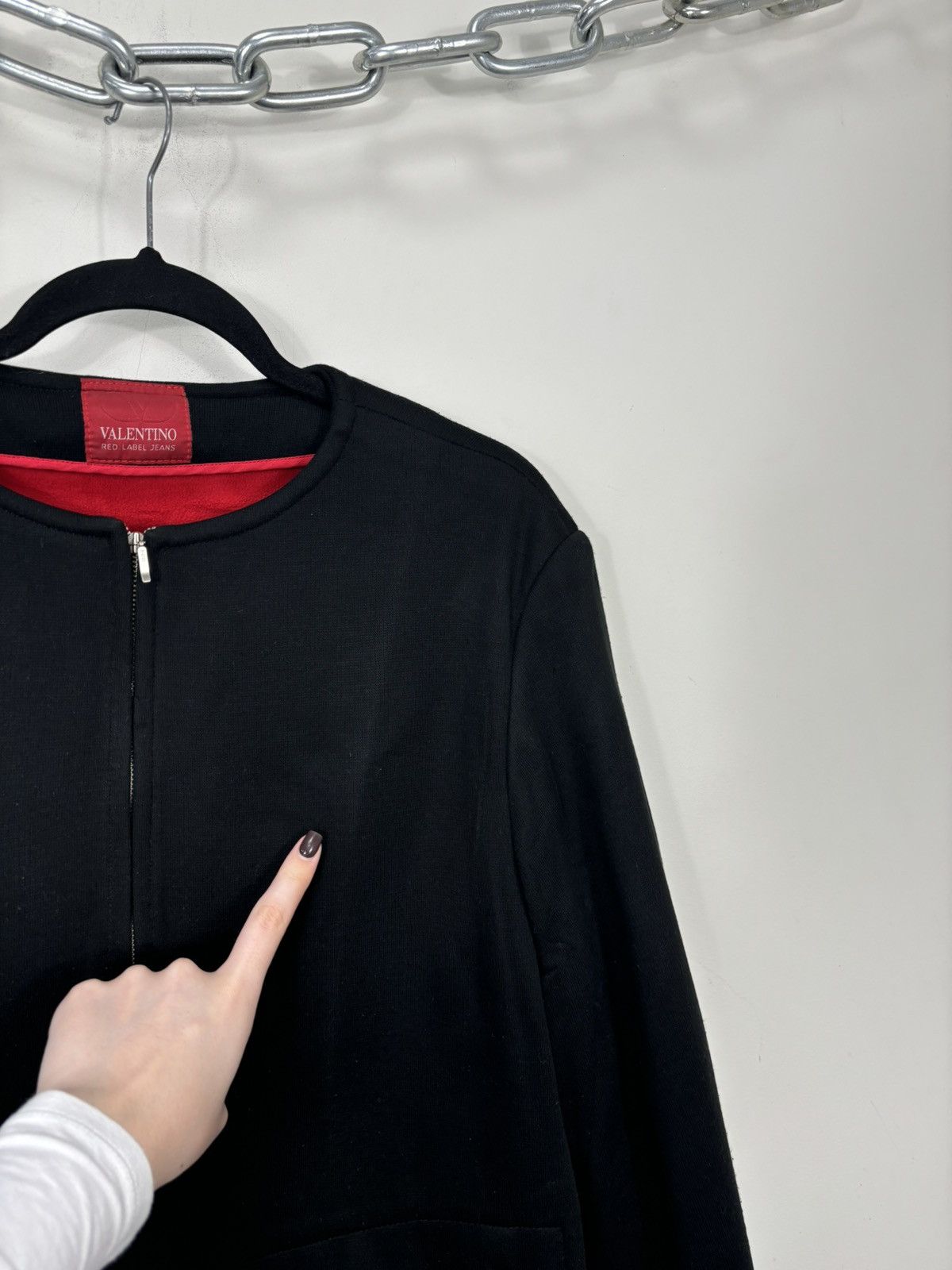 RED Valentino Vintage Red Valentino Women’s Classic Full Zip Coat Jacket Size L / US 10 / IT 46 - 5 Thumbnail