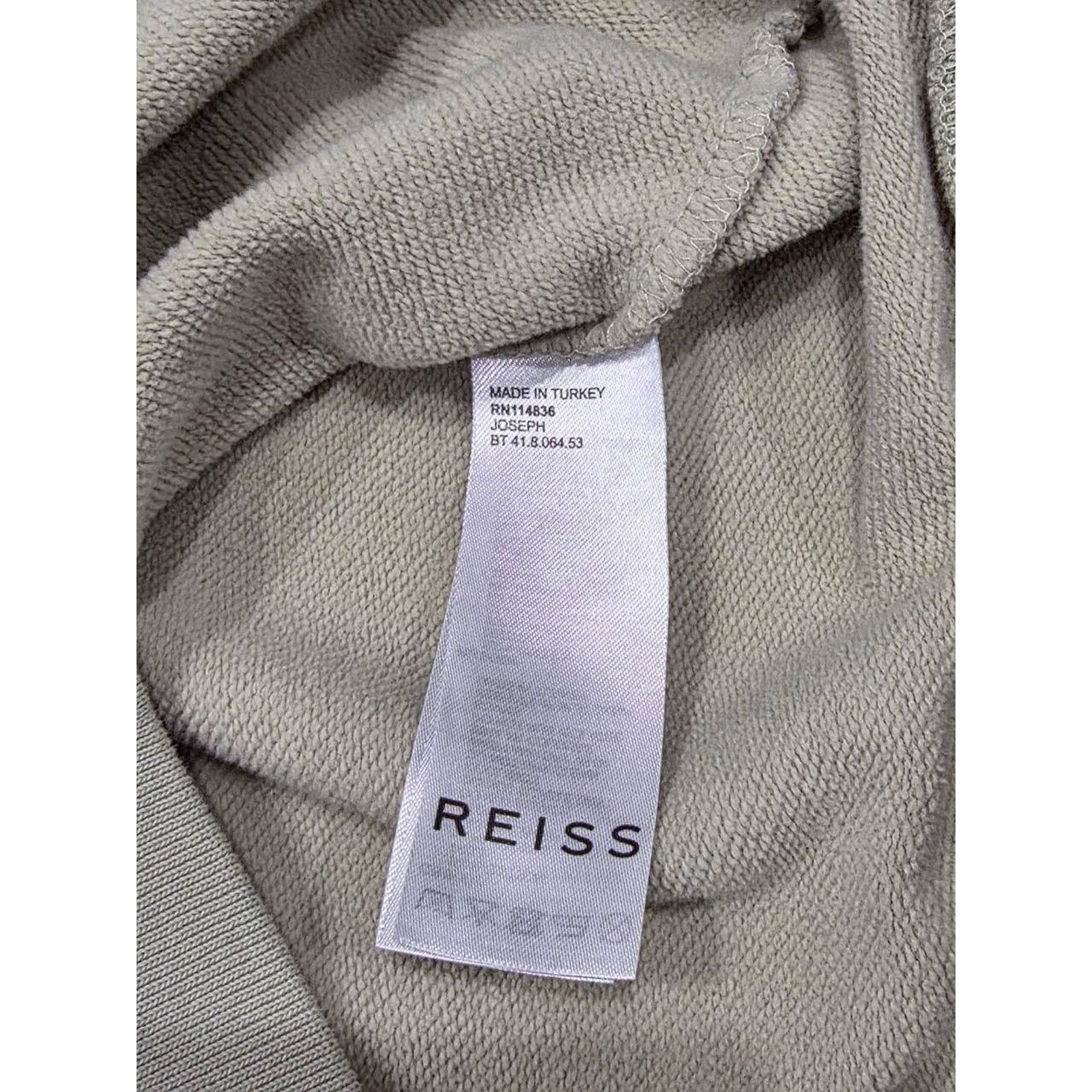 Reiss Reiss Cotton Men Y2K Beige Soft Minimalist XL A003198 Size US XL / EU 56 / 4 - 5 Thumbnail