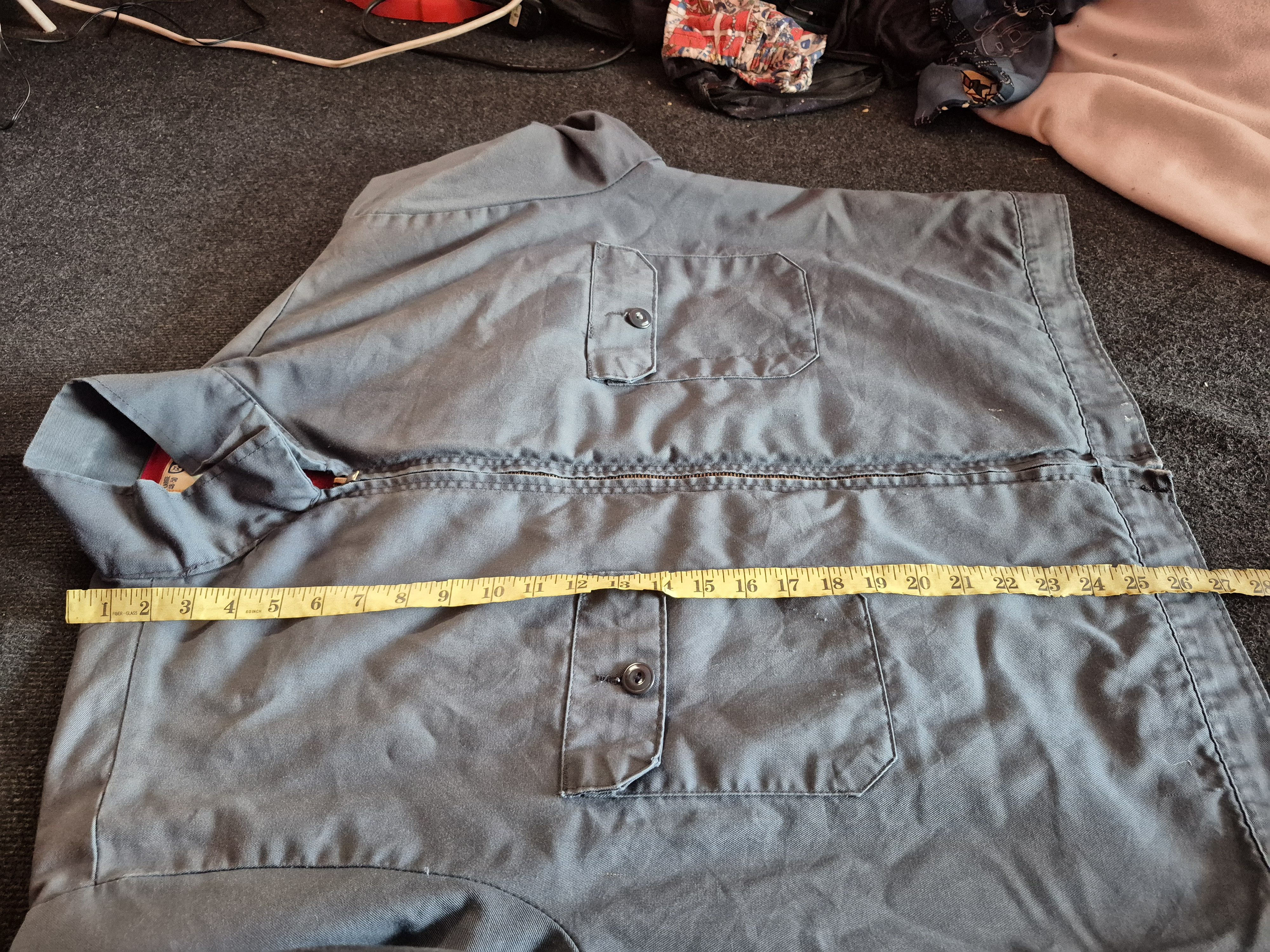 Vintage 🔥 Vintage 70s Work Wear Double Pocket Quilted Lining Jacket Size US XL / EU 56 / 4 - 22 Thumbnail