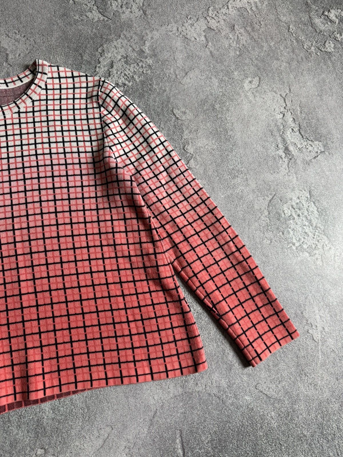 Cos × Designer COS S multicolour Chekered sweater jumper pullover knitwear Size S / US 4 / IT 40 - 12 Thumbnail