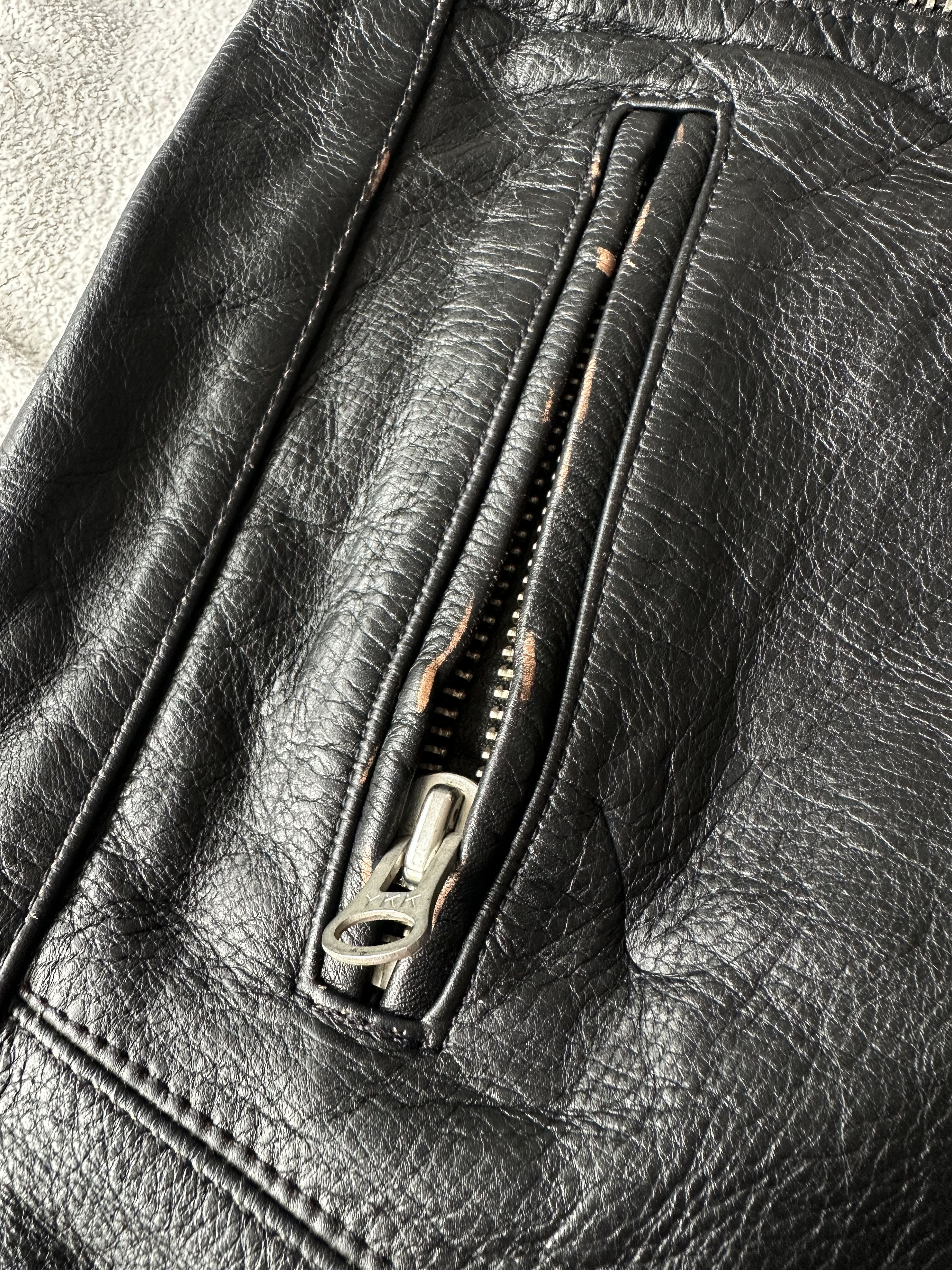 H&M × Isabel Marant Isabel Marant x H&M Leather Biker Pants Black Size 30" / US 8 / IT 44 - 6 Thumbnail