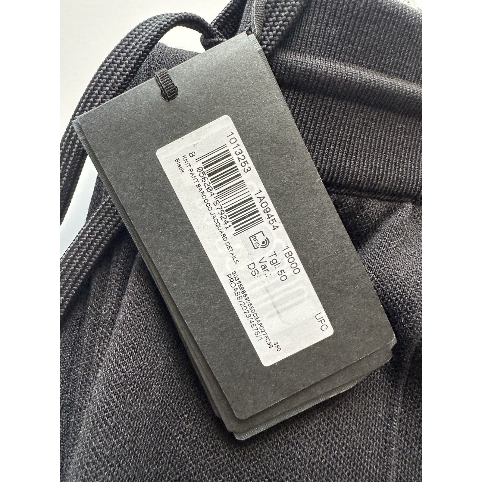 Versace Versace Knit Barocco Jacquard Black Pants L (50) 1013253 Size US 32 / EU 48 - 17 Thumbnail