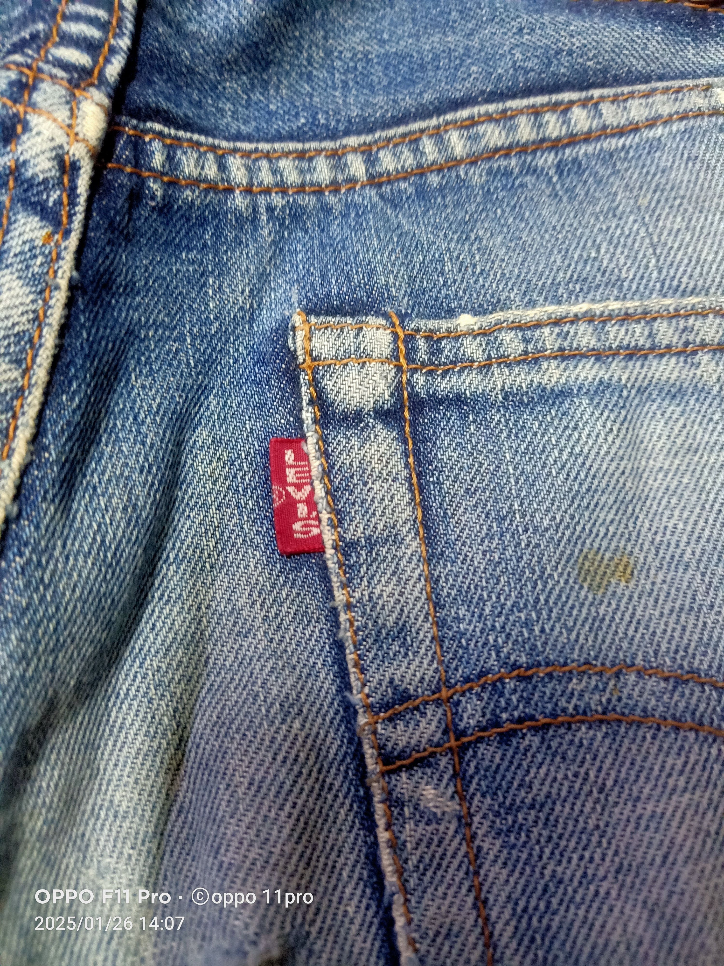 Levi's × Levi's Vintage Clothing Levis 502 Big E RedSelvedge SHORT Pants Distressdenim Size US 30 / EU 46 - 11 Thumbnail