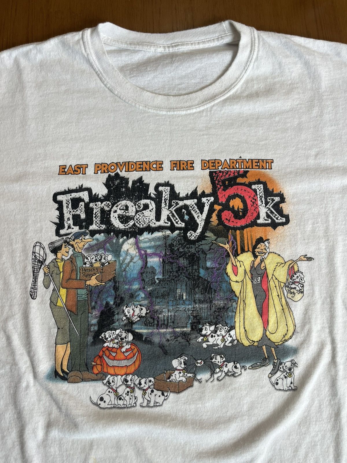 Disney EAST Providence Fire Department Freaky 5k Disney Shirt Size US XL / EU 56 / 4 - 6 Thumbnail