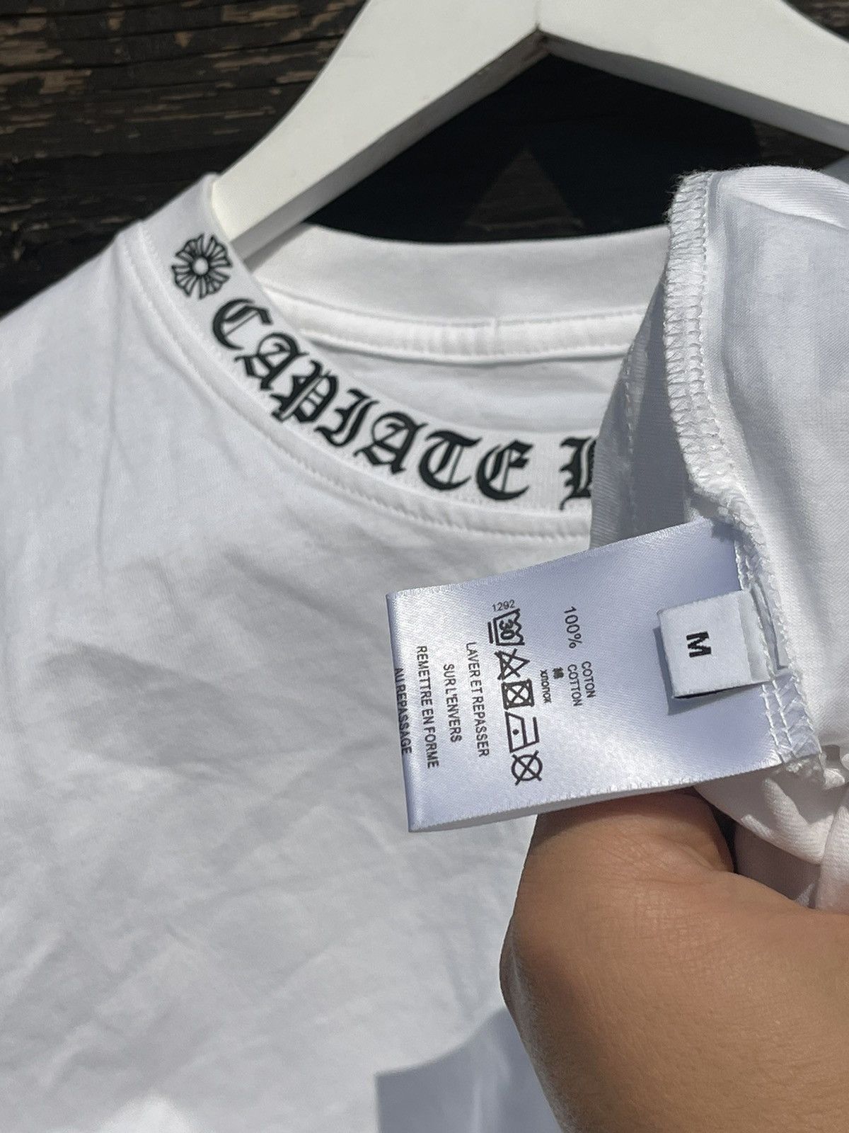 Other Capiate hearts white big logo cross print t-shirt Size US M / EU 48-50 / 2 - 9 Thumbnail