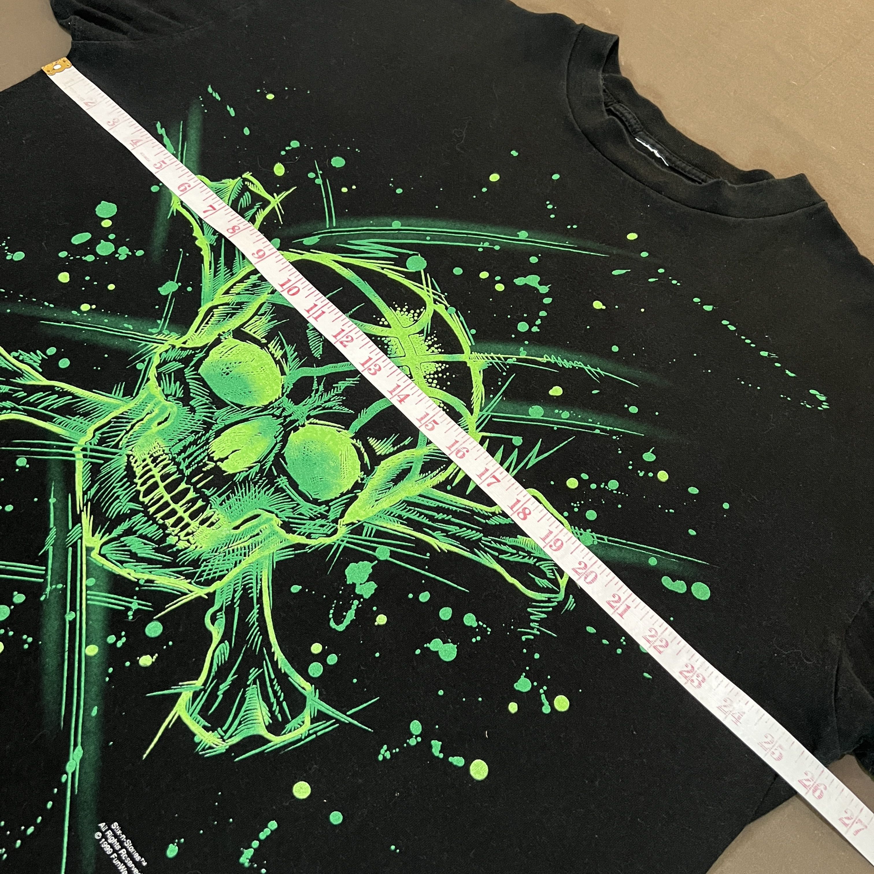 NBA Vintage 90s Stix-n-Stones Basketball Skull Graphic Tee 2XL Size US XXL / EU 58 / 5 - 8 Thumbnail