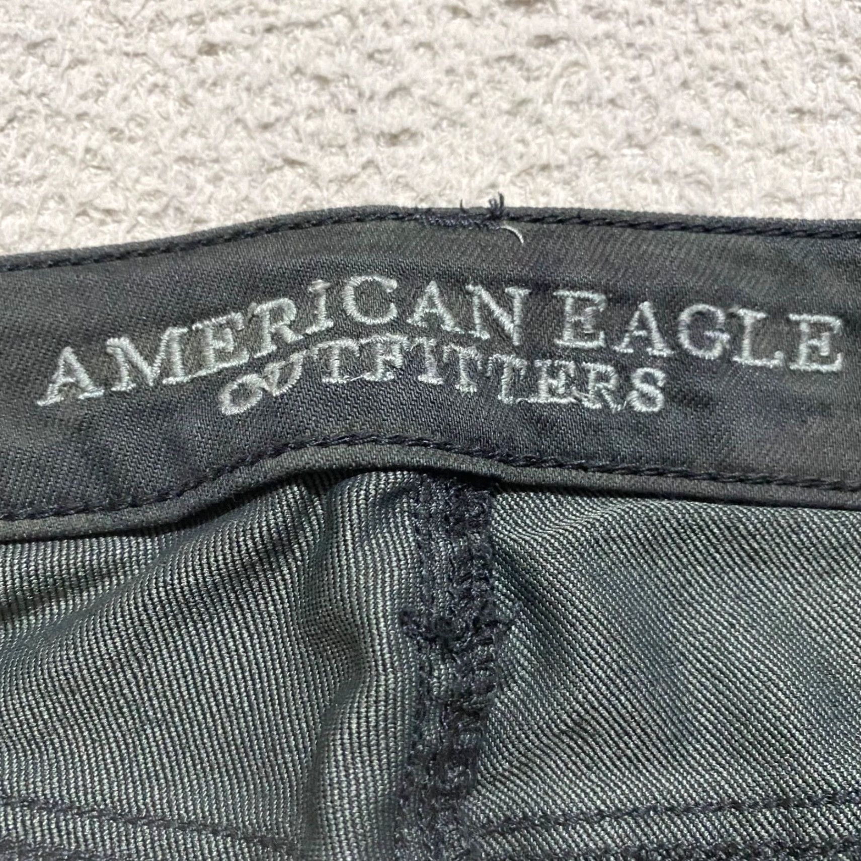 American Eagle Outfitters American Eagle Jeans Womens 2 Dark Green Camo Jegging Low Rise Stretch Size 26" / US 2 / IT 38 - 3 Thumbnail