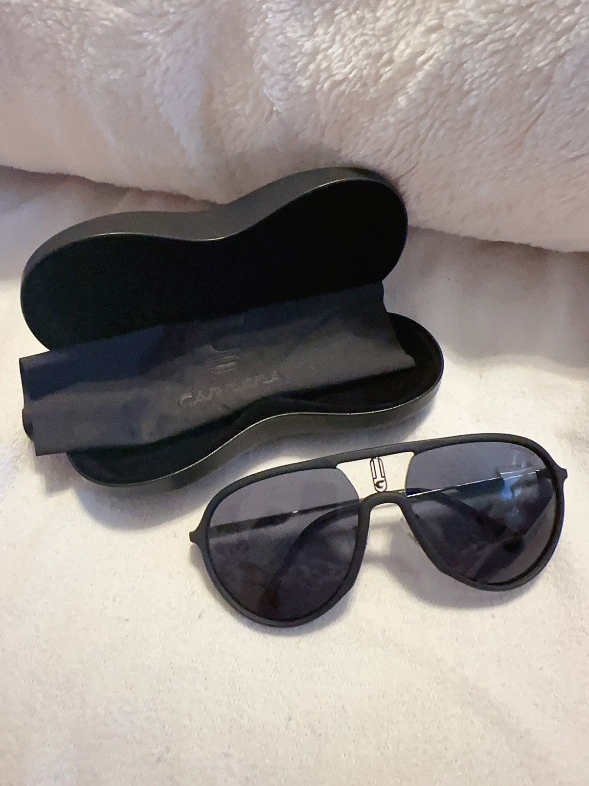 Carrera NIB CARRERA 1026/S Pilot temple injectio Matte Black Size ONE SIZE - 5 Thumbnail