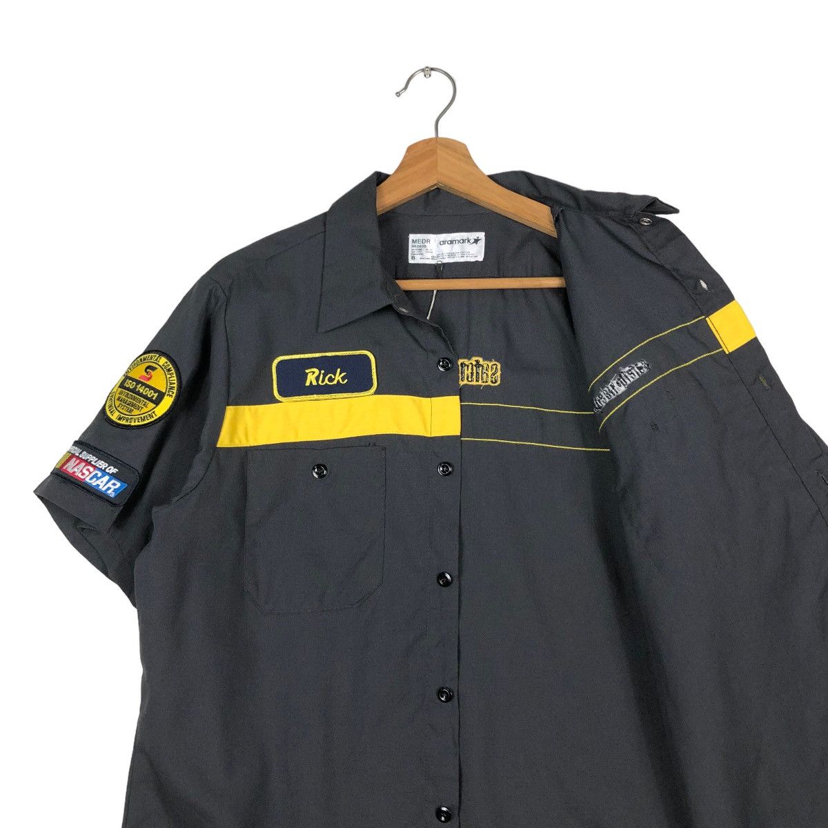 Japanese Brand 🔥Vintage Work Shirt Jacket Racing Nascar Big Logo Size US M / EU 48-50 / 2 - 14 Thumbnail