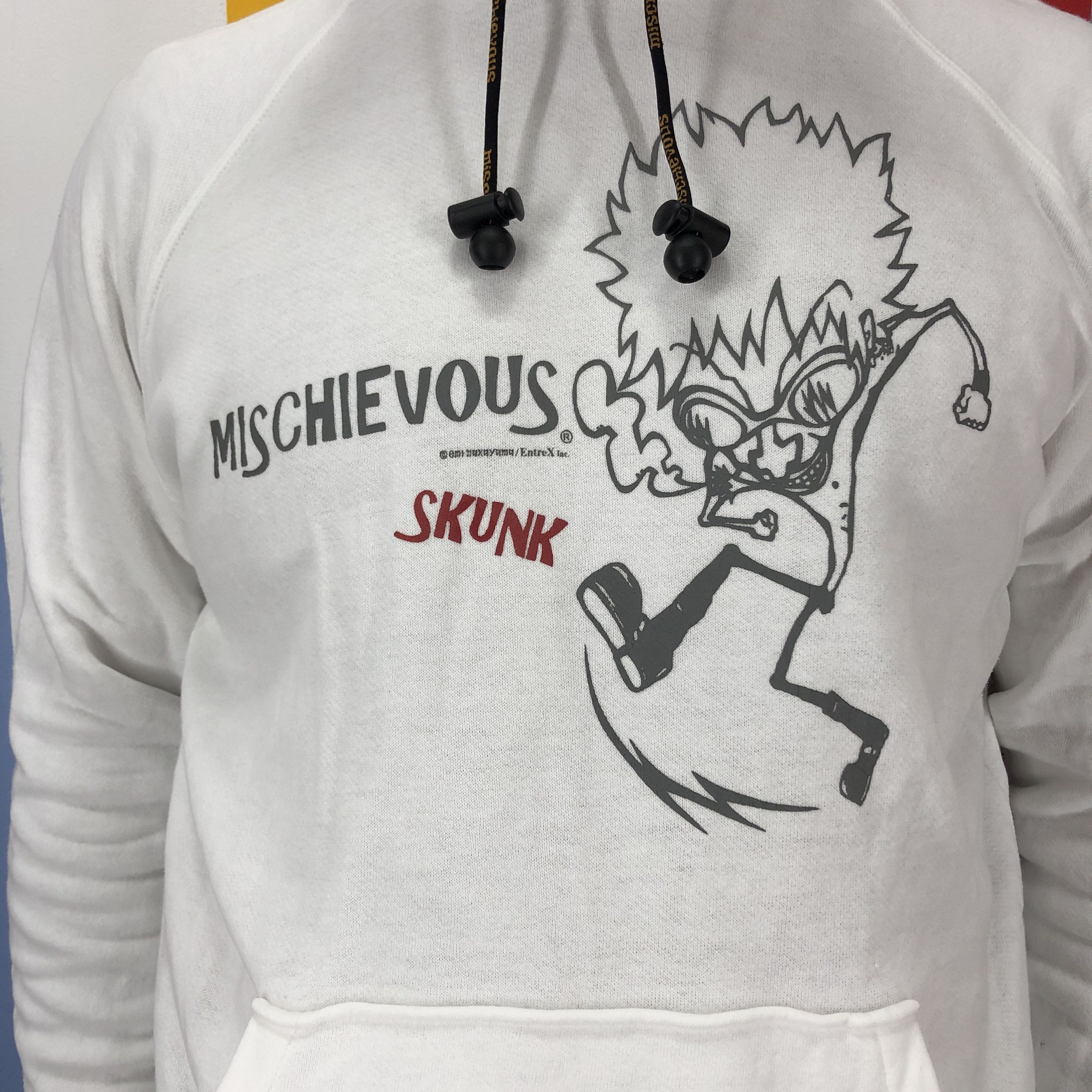 Japanese Brand MISCHIEVOUS SKUNK Hoodie Pullover #0966/AI Size US L / EU 52-54 / 3 - 4 Thumbnail