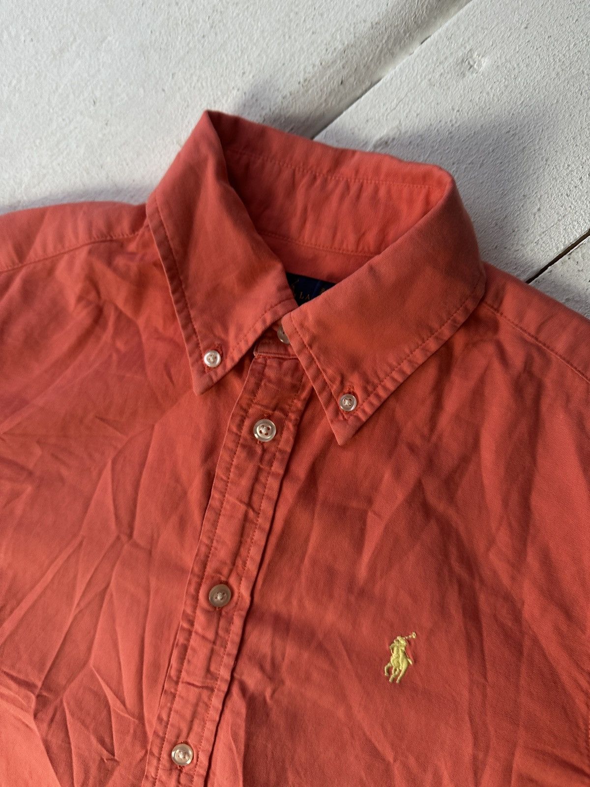 Ralph Lauren 🚨 VNTG Y2K Polo Ralph Lauren Shirt RARE long SLEEVE Size US S / EU 44-46 / 1 - 6 Thumbnail