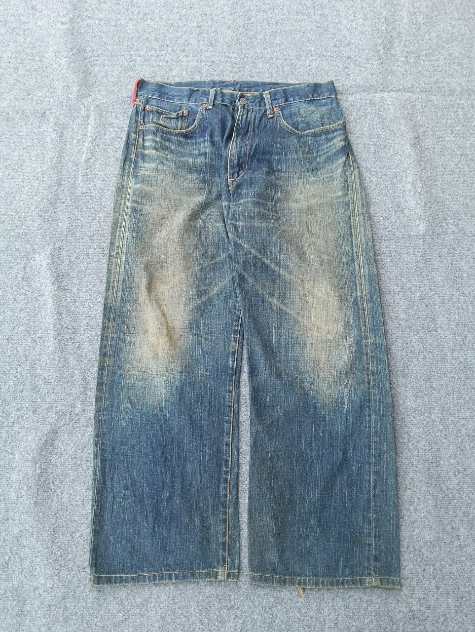 Levi's Vintage Levi's 510 Super Wide Leg Baggy Jeans Red Loop. Size US 33 - 2 Thumbnail