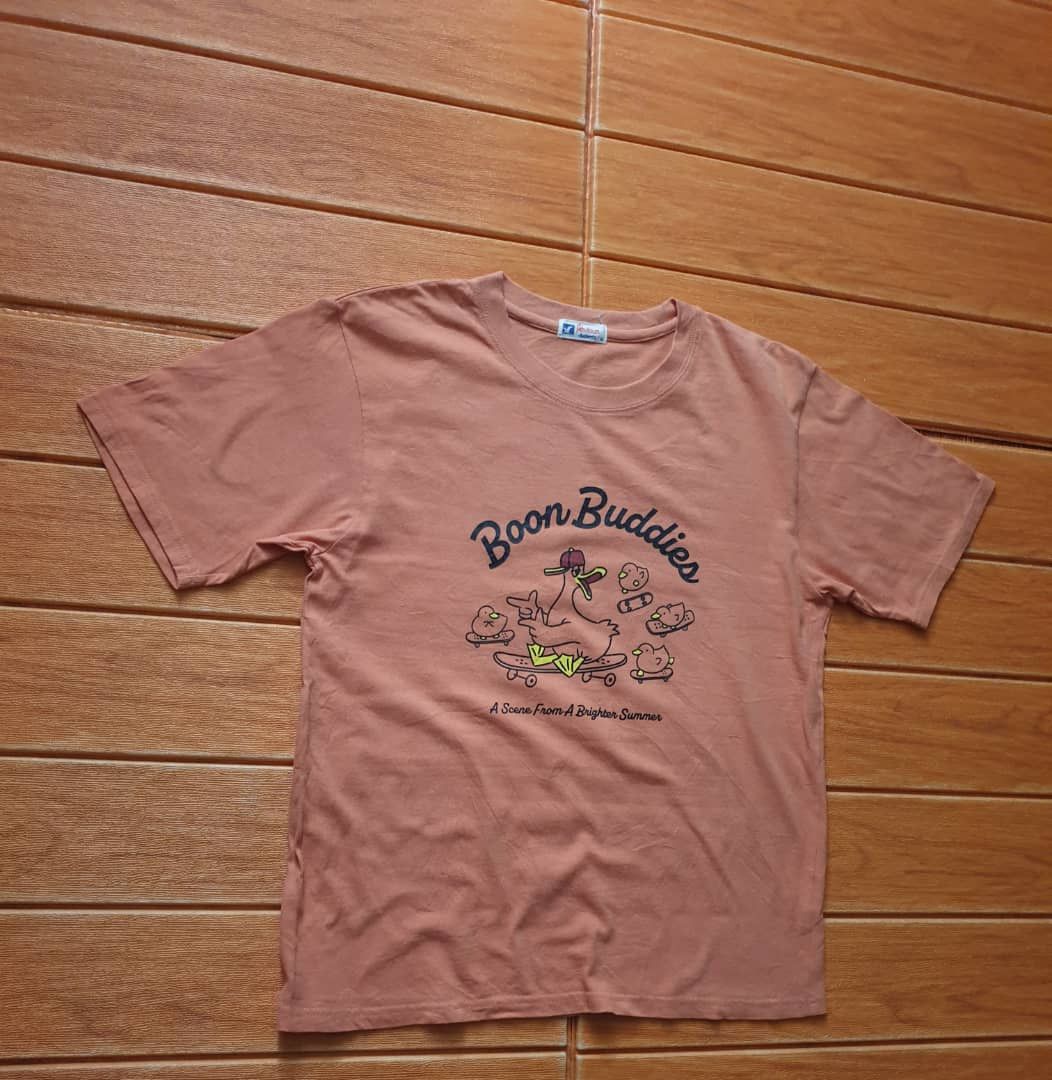Japanese Brand Boon buddies previous orange colour Shirt Size US S / EU 44-46 / 1 - 4 Thumbnail