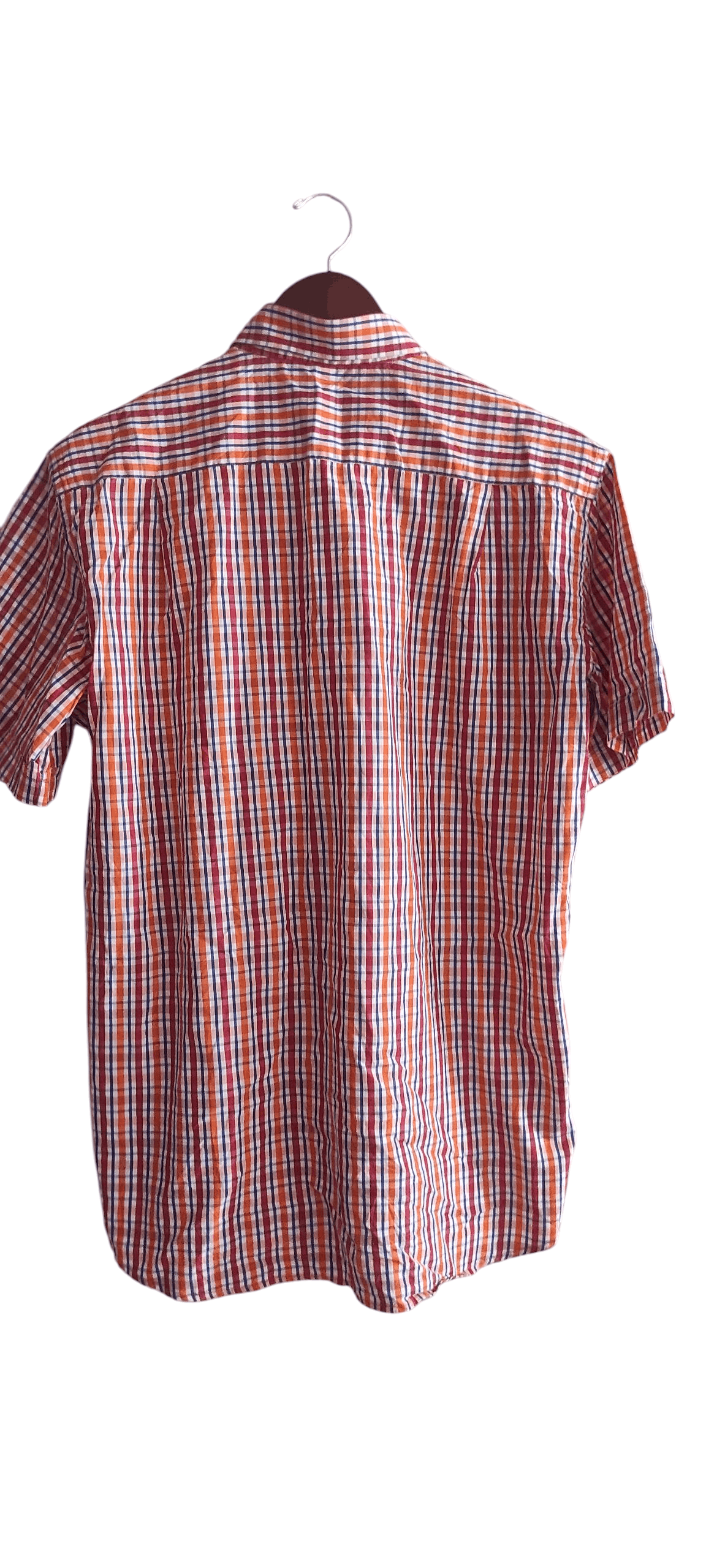 Paul & Shark Paul & Shark Mens Gingham Short Sleeve Shirt M Size US M / EU 48-50 / 2 - 2 Thumbnail