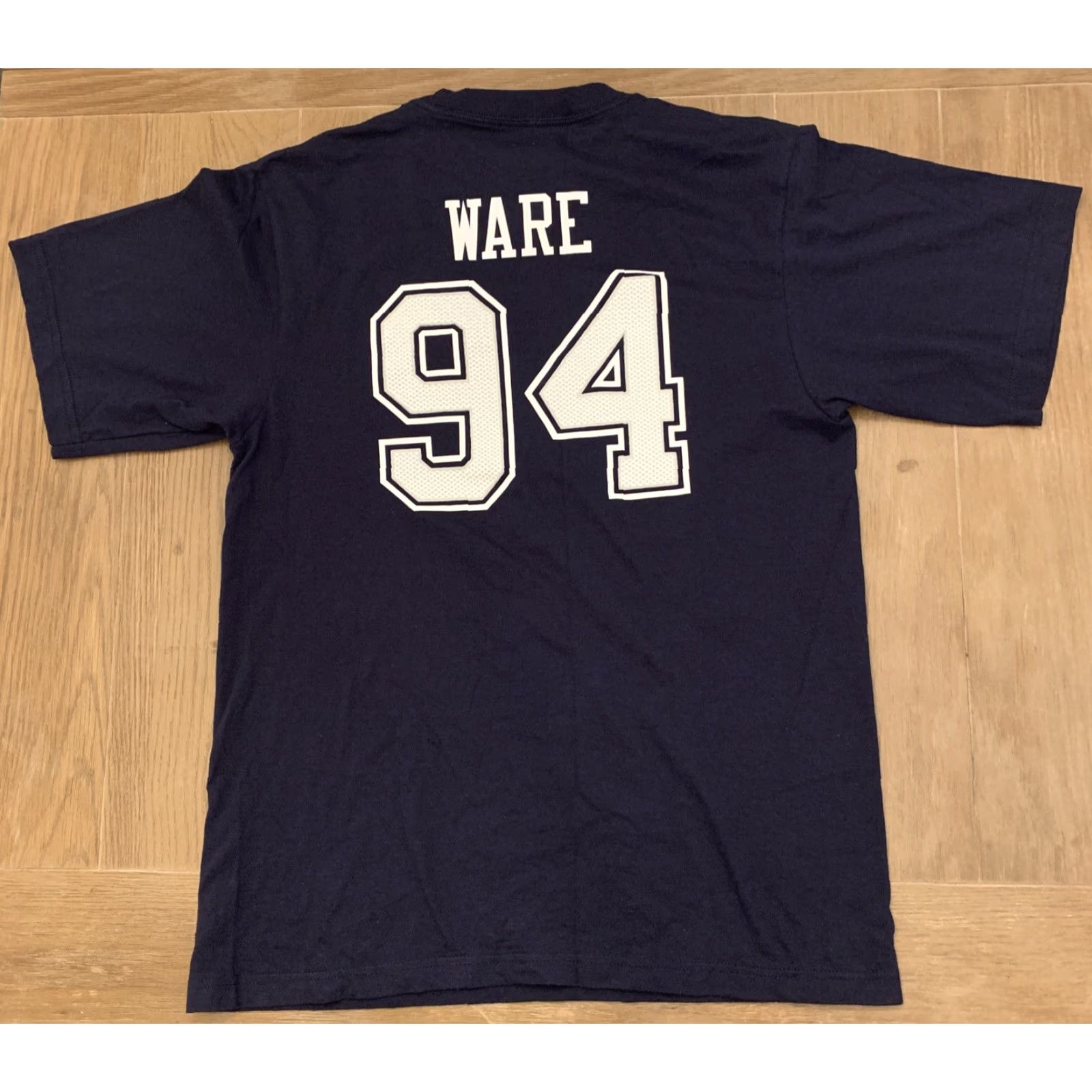 Vintage COWBOYS TEAM APPAREL DeMarcus Ware Jersey T-Shirt Adult Medium Dark Blue USA Mens Size US M / EU 48-50 / 2 - 3 Thumbnail