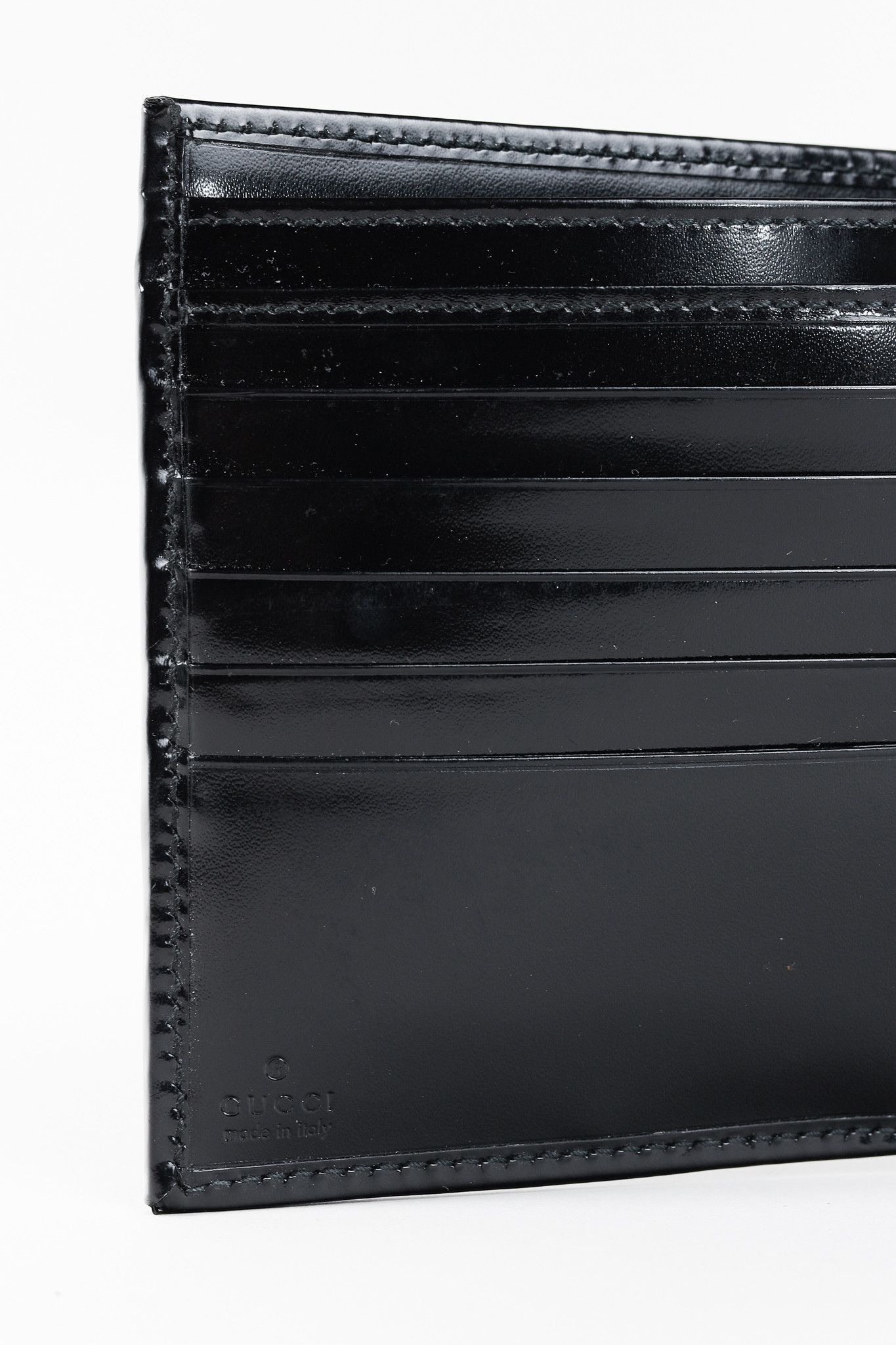 Gucci Gucci Vintage Y2K Black Monogram Compact Leather Wallet Size ONE SIZE - 9 Thumbnail