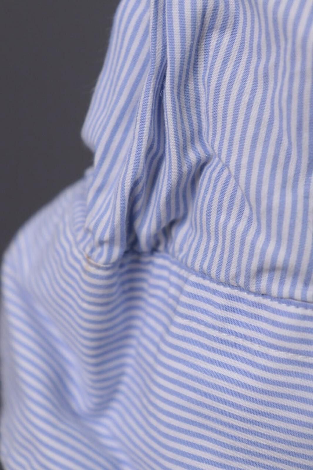 Drake's Drakes Easyday Blue Pinstripe Shirt Size 40 / 15 3/4 Size US M / EU 48-50 / 2 - 6 Thumbnail