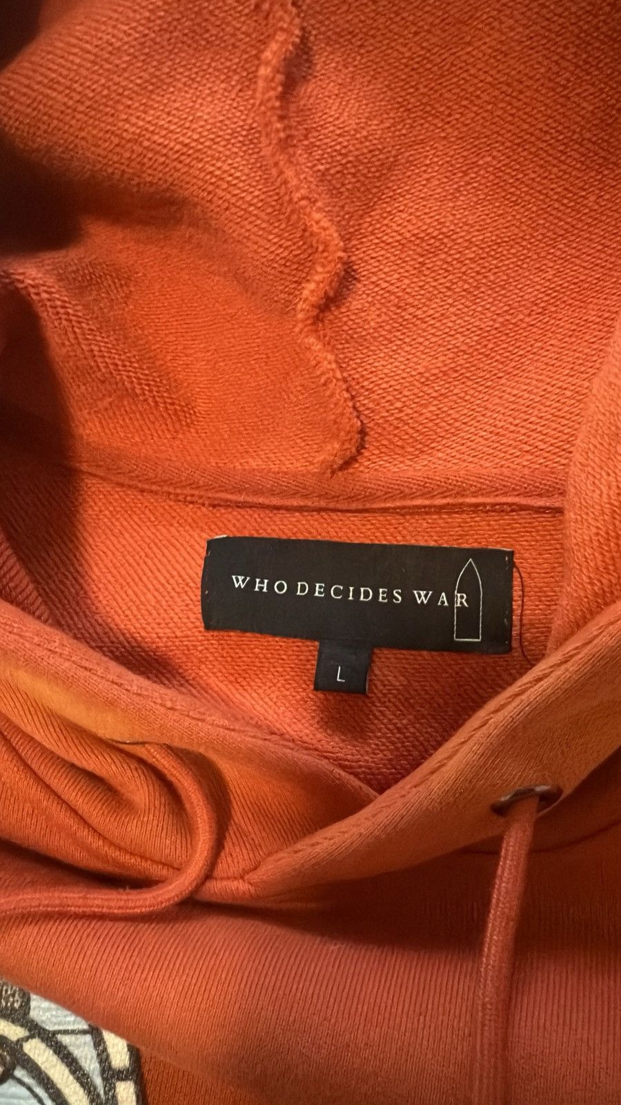 Who Decides War Who Decides War x Riccardi Hoodie⛪️☣️☢️🪖🔫🧡 Size US L / EU 52-54 / 3 - 8 Thumbnail