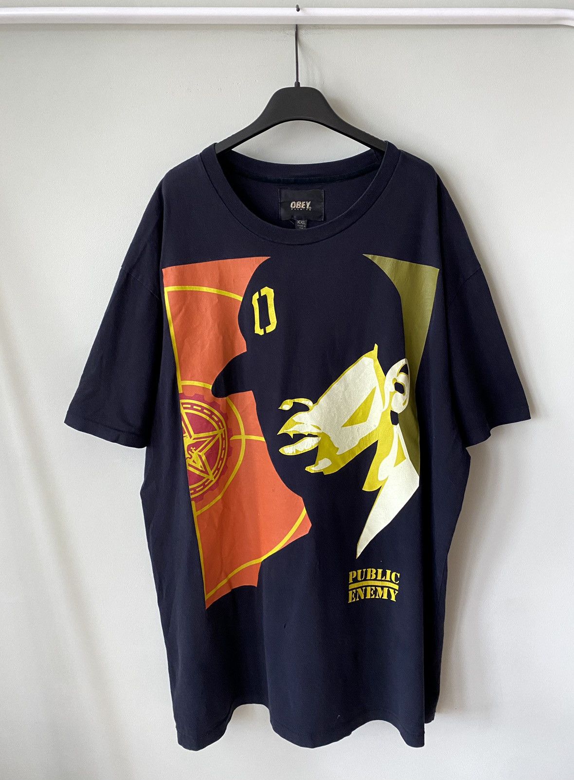 Obey Obey Premium x Public Enemy Oversized vintage rare rap tee Size US XXL / EU 58 / 5 - 1 Thumbnail