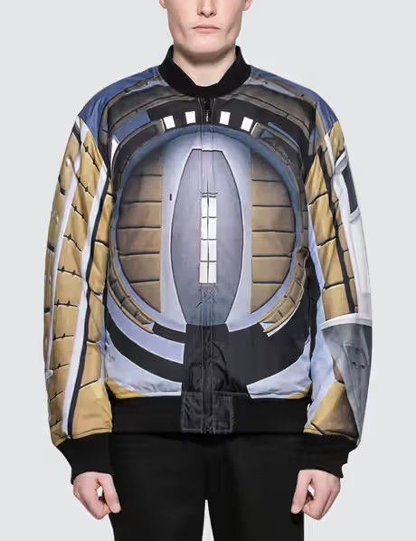 Undercover FW2018 2001:A Space Odyssey Printed Reversible Bomber Jacket Size US XL / EU 56 / 4 - 6 Thumbnail