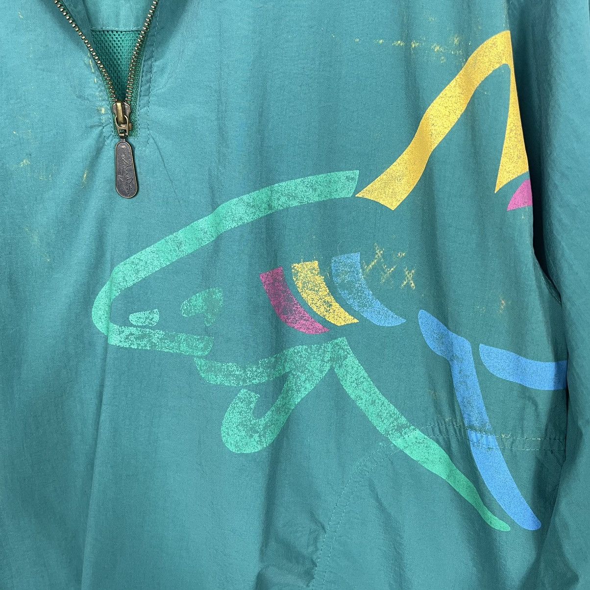 Japanese Brand Vintage 90s Greg Norman Surfing Halfzip Light Jacket Size US S / EU 44-46 / 1 - 12 Thumbnail