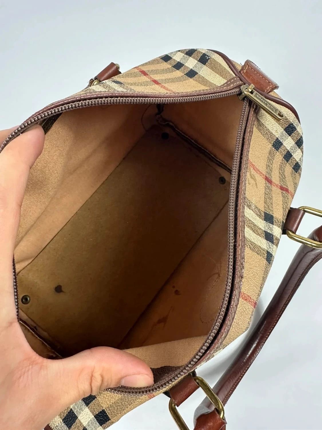 Burberry Burberry's Small Boston Speedy Travel Bag Size ONE SIZE - 14 Thumbnail