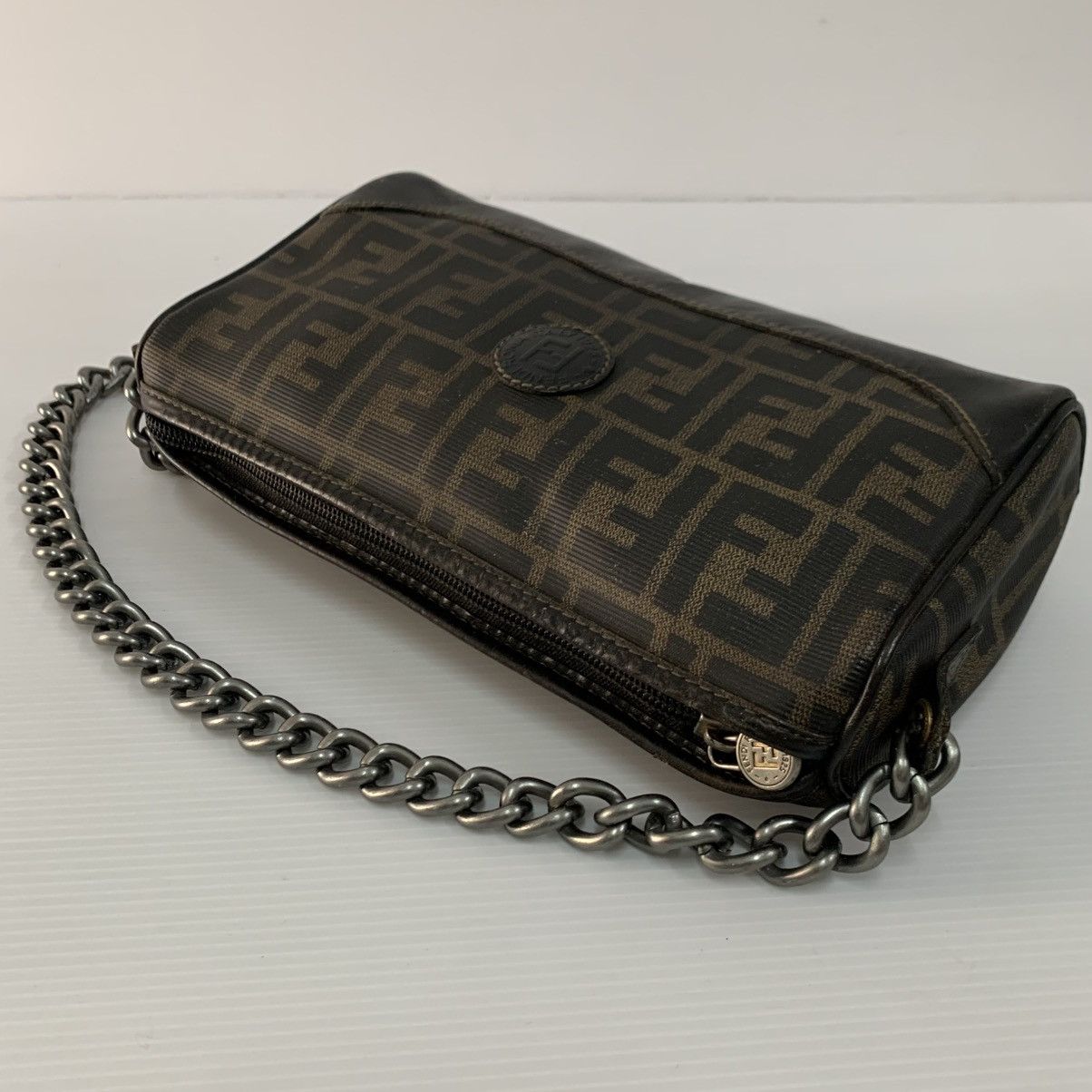 Fendi Fendi Zucca Vintage Chain Shoulder Size ONE SIZE - 14 Thumbnail