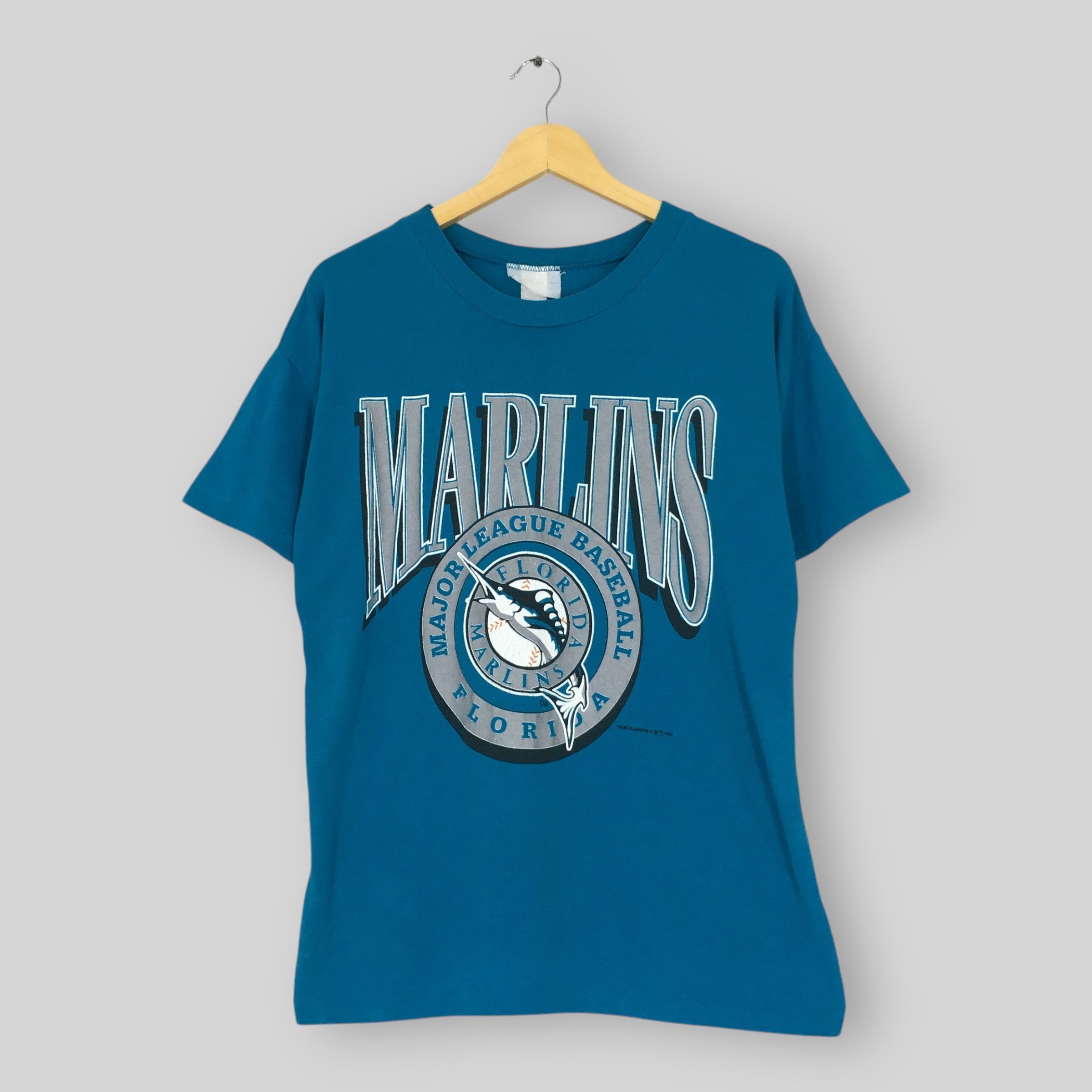 MLB Vintage 90s Florida Marlins MLB T Shirt Medium Size US M / EU 48-50 / 2 - 1 Thumbnail