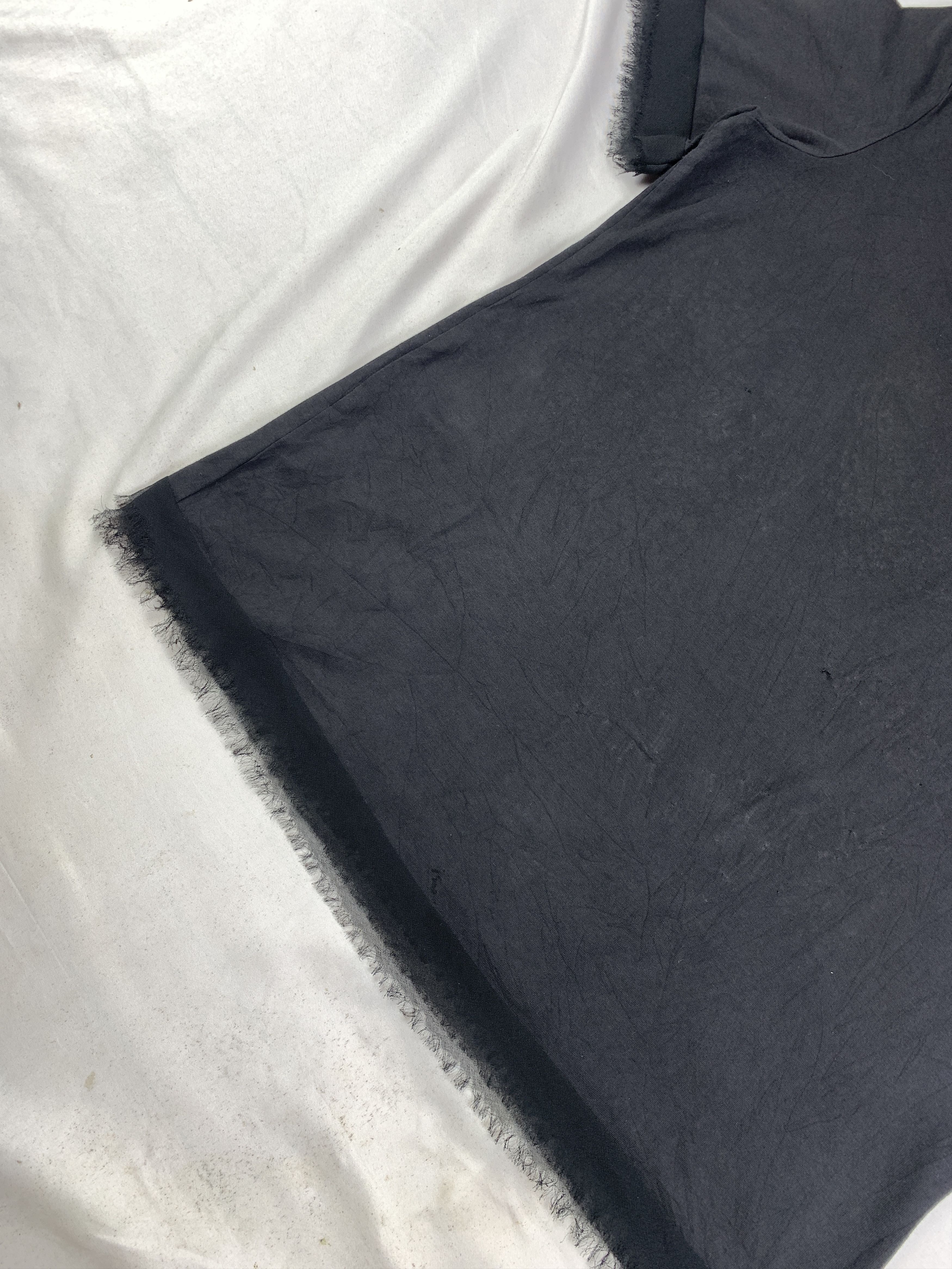 Lanvin LANVIN Black Mix Mesh Elastane Tee (L) Size L / US 10 / IT 46 - 6 Thumbnail