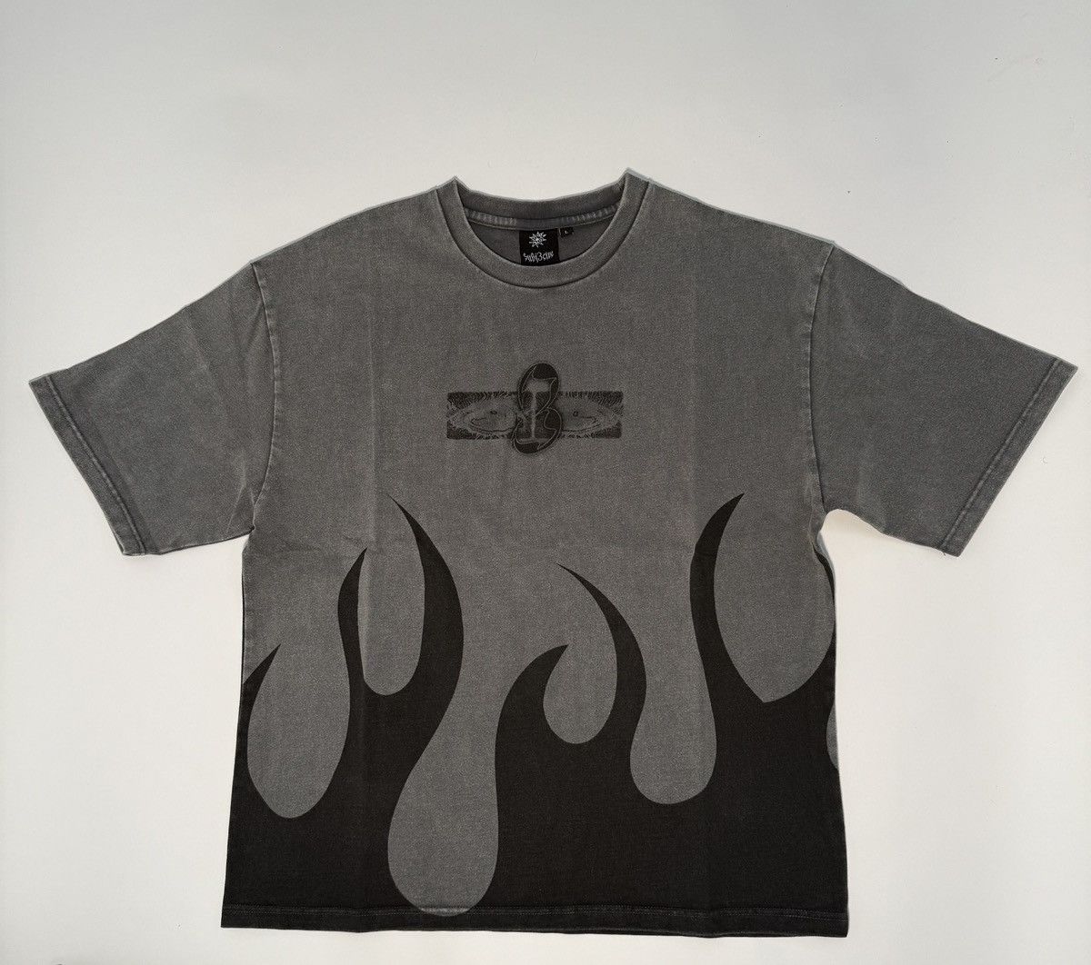 Other Subj3ctve Black Wash Triple Cross Black Flame Tee Size US L / EU 52-54 / 3 - 1 Thumbnail