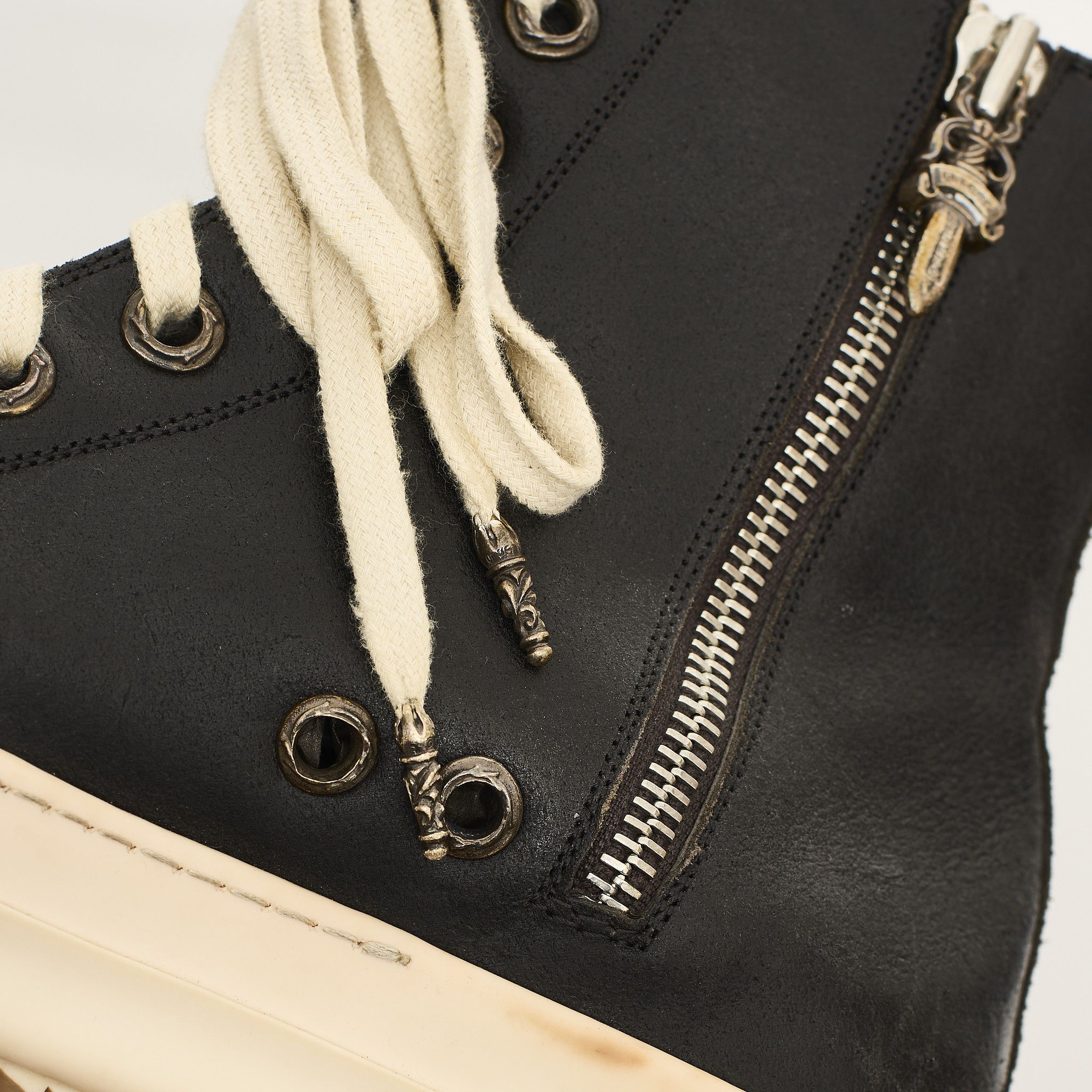 Chrome Hearts × Rick Owens Chrome Hearts Rick Owens Blister Leather Ramones Size 43 Size US 10 / EU 43 - 11 Thumbnail