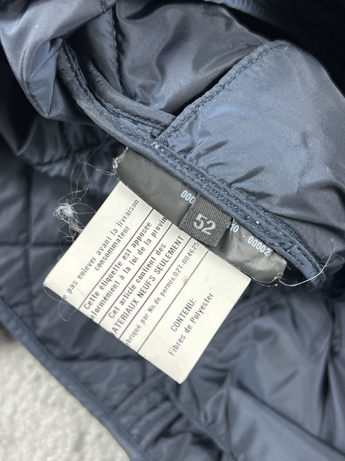 Prada Prada Triangle Quilted Blue Jacket Size L Size US L / EU 52-54 / 3 - 7 Thumbnail