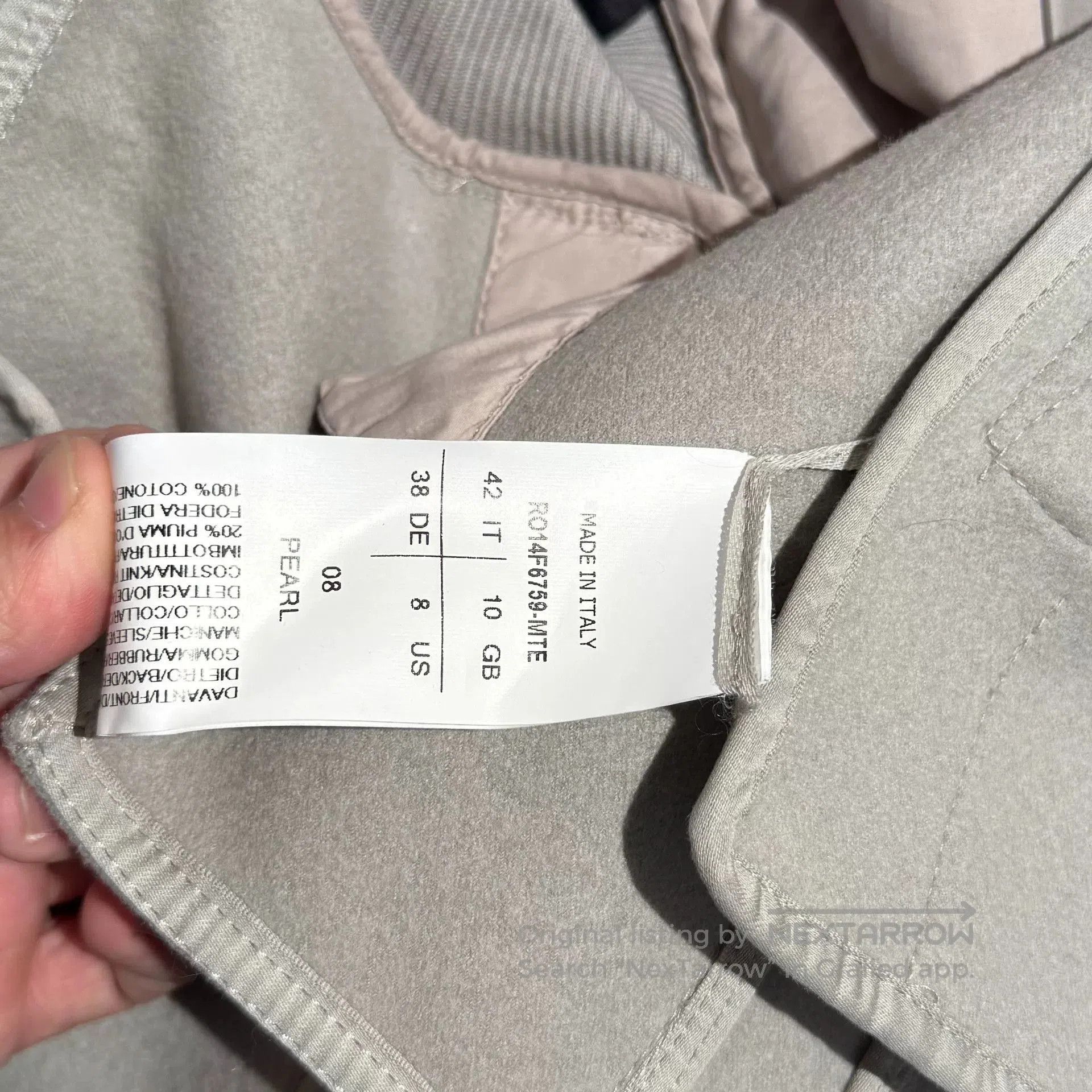 Rick Owens rick owens side zip wool coat. Size L / US 10 / IT 46 - 6 Thumbnail