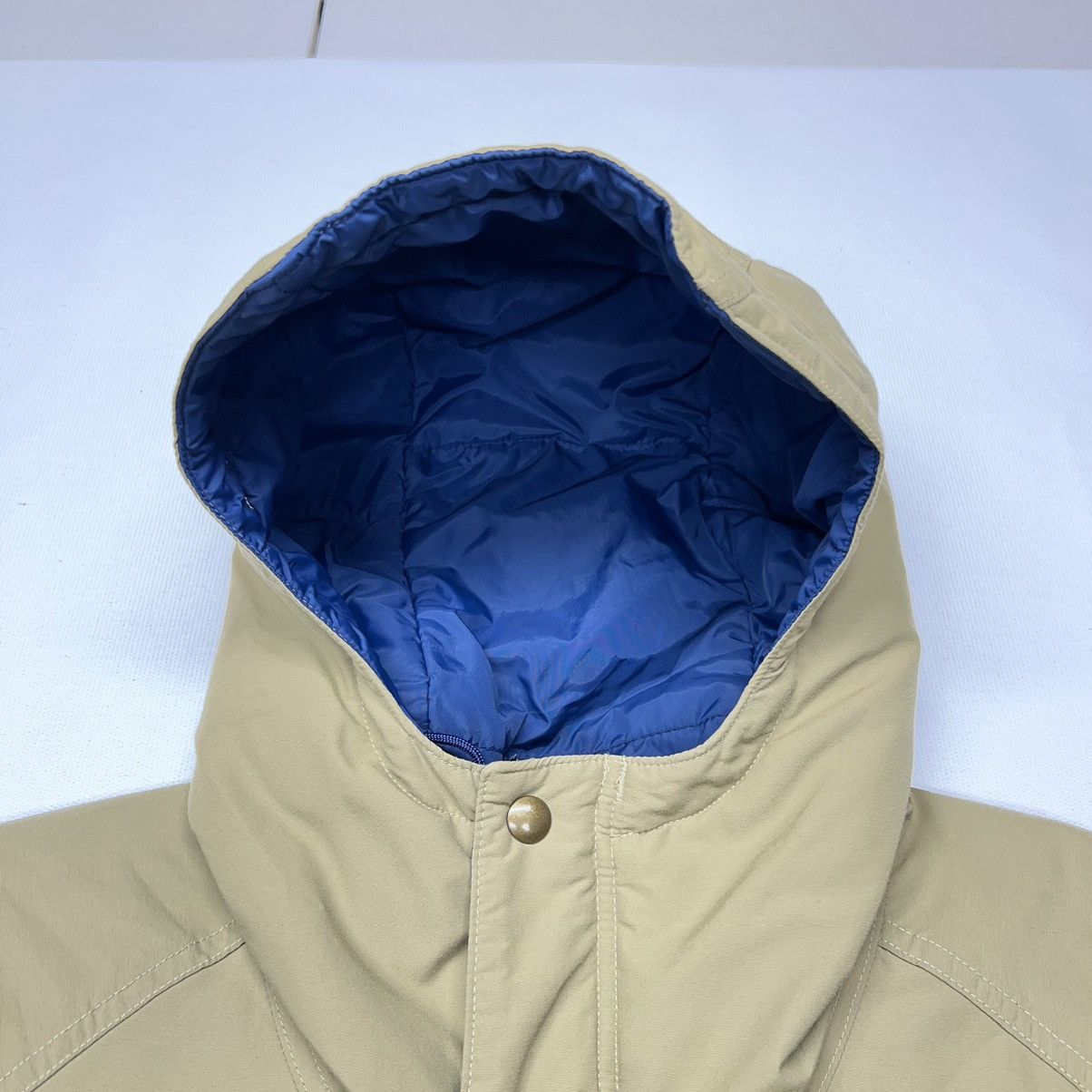 Vintage × Woolrich Woolen Mills Woolrich Jacket Beige Puffer Coat Cargo Full Zip Parka 90s Size US M / EU 48-50 / 2 - 5 Thumbnail